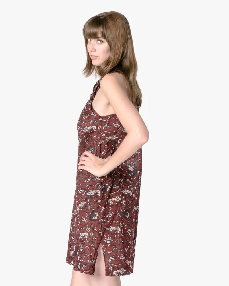 Aba Dress in Burgundy