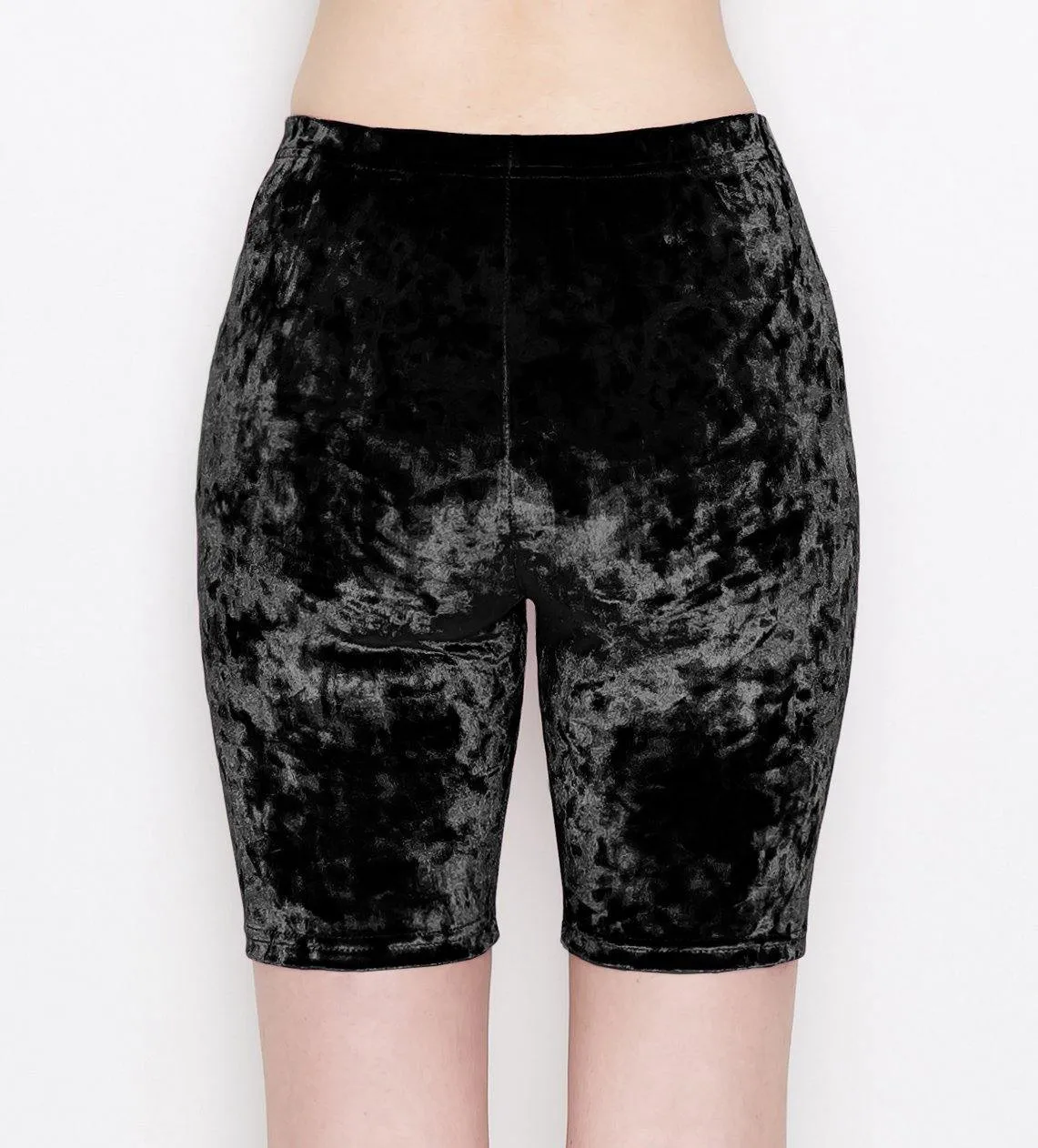 ALWAYS Women's Crushed Velvet Shorts — Buttery Soft Comfortable Sexy Stretchy Biker Pants