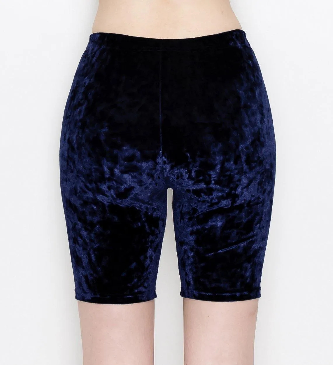 ALWAYS Women's Crushed Velvet Shorts — Buttery Soft Comfortable Sexy Stretchy Biker Pants