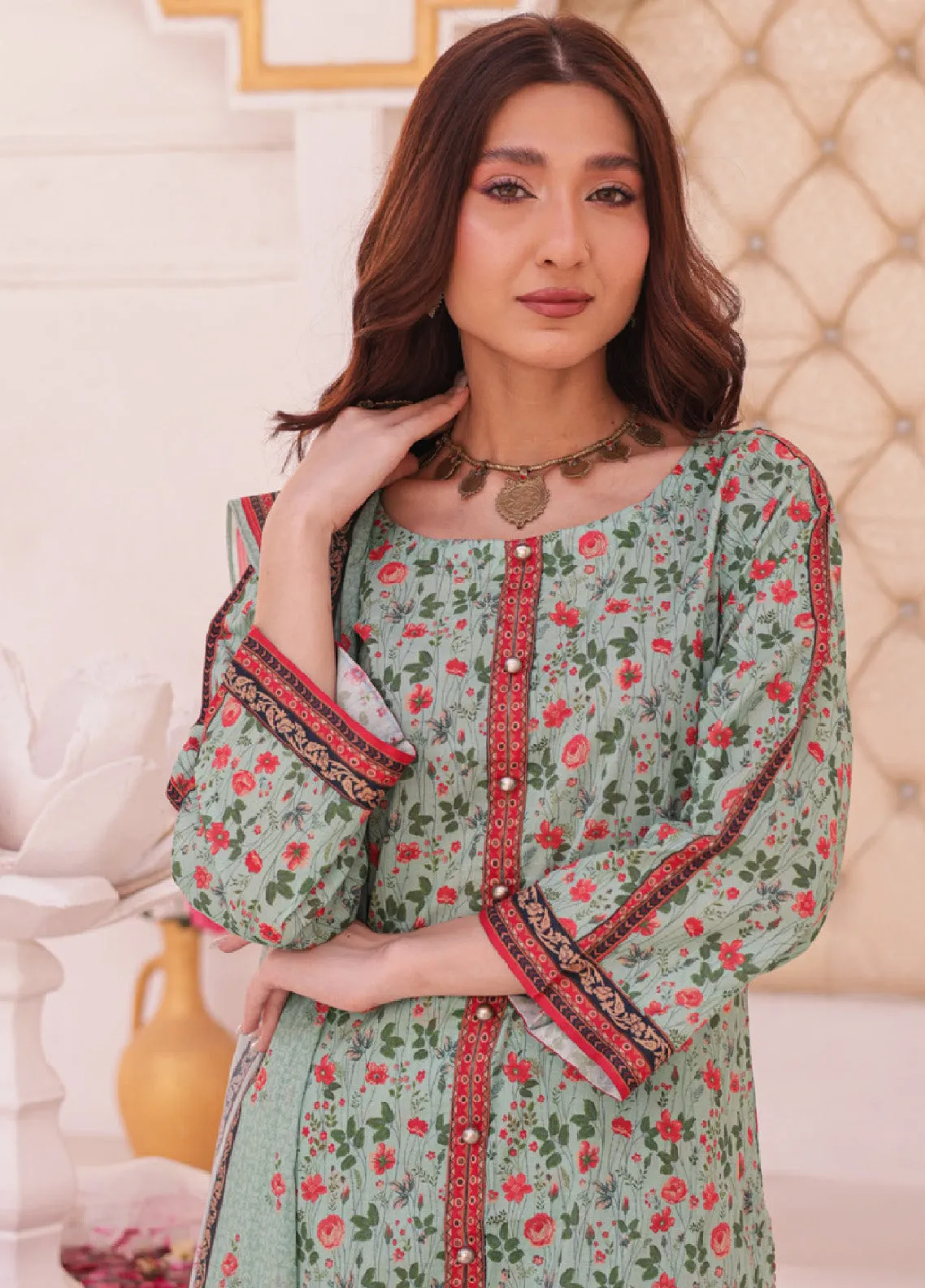 Andaaz By MTF Digital Printed Lawn 3 Piece Unstitched Suit MTF24ADPL-02