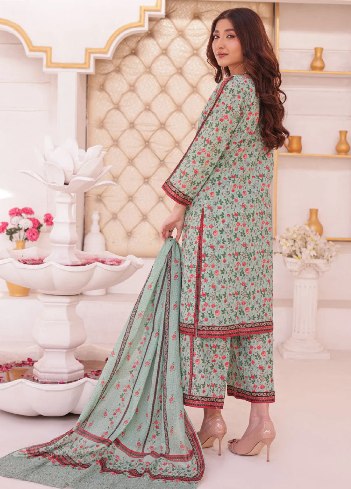 Andaaz By MTF Digital Printed Lawn 3 Piece Unstitched Suit MTF24ADPL-02