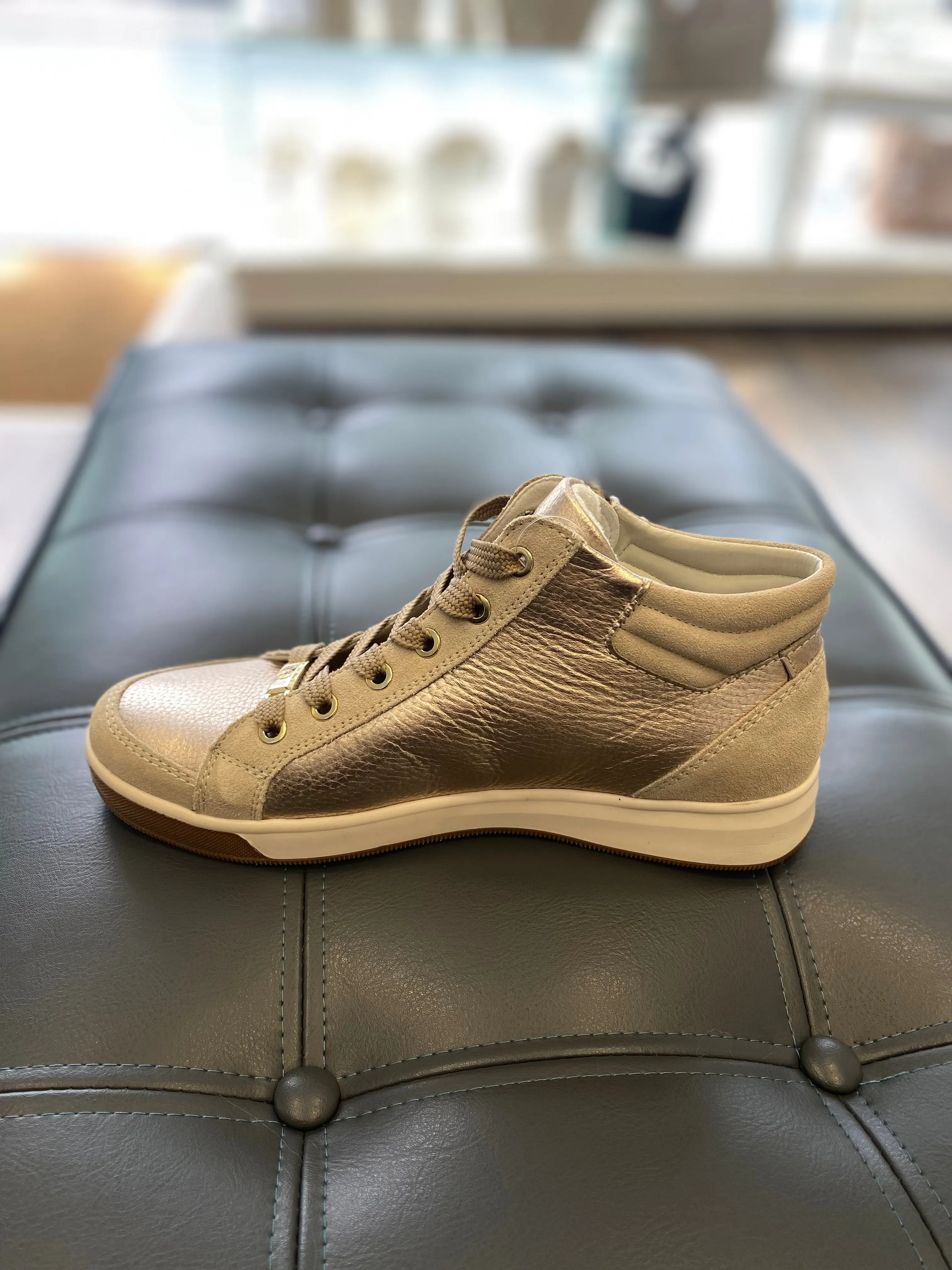 Ara Rom Gold Sport Hightop Trainer