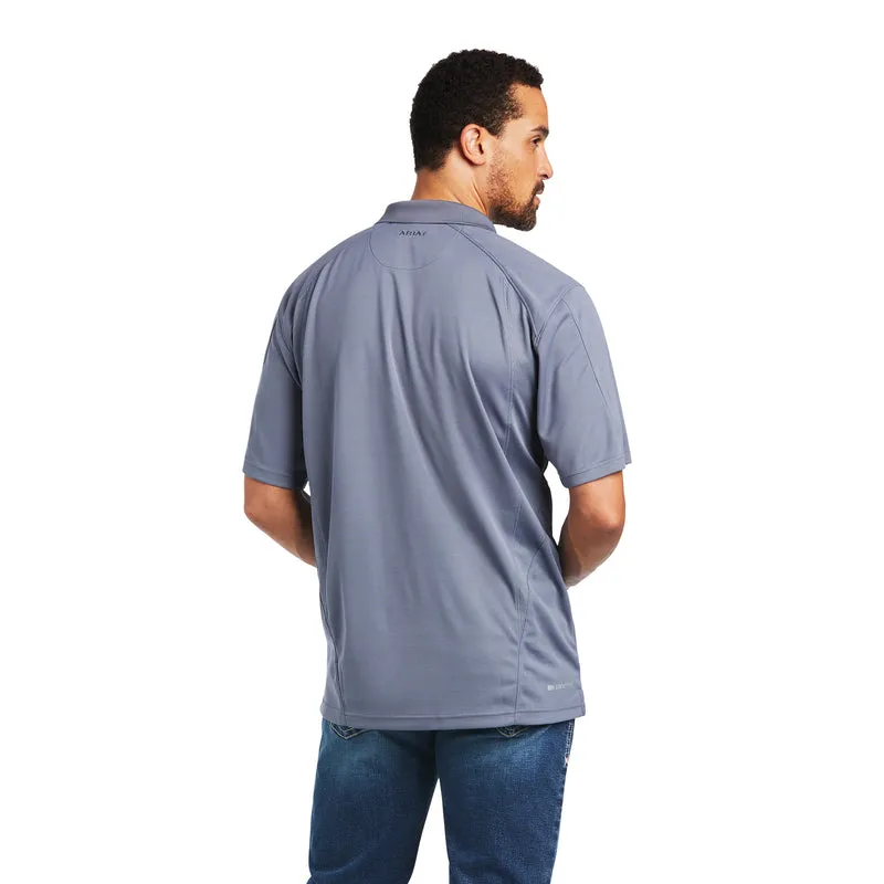 'Ariat' Men's AC Polo - Folkstone Grey