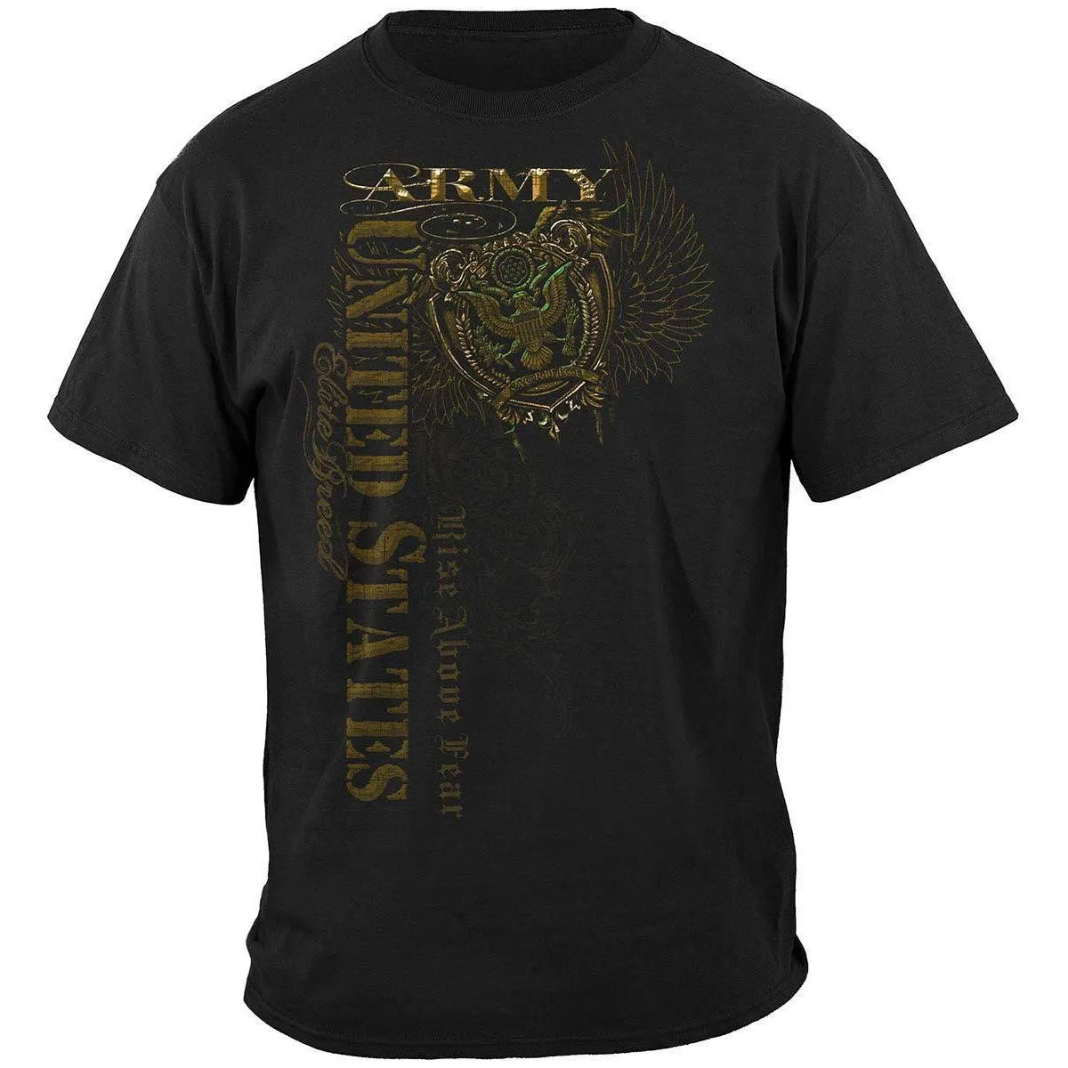 Army Crest Elite Breed Rise Above Fear Premium Long Sleeve