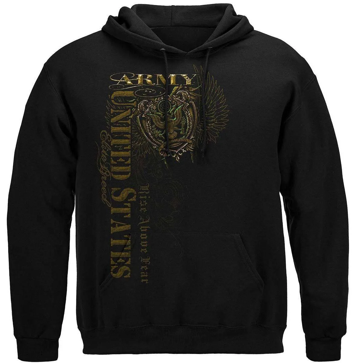 Army Crest Elite Breed Rise Above Fear Premium Long Sleeve