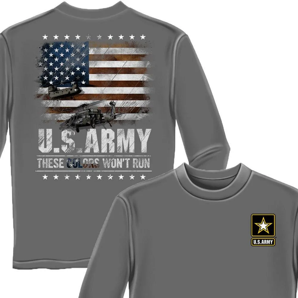 Army These Colors Won't Run Long Sleeve