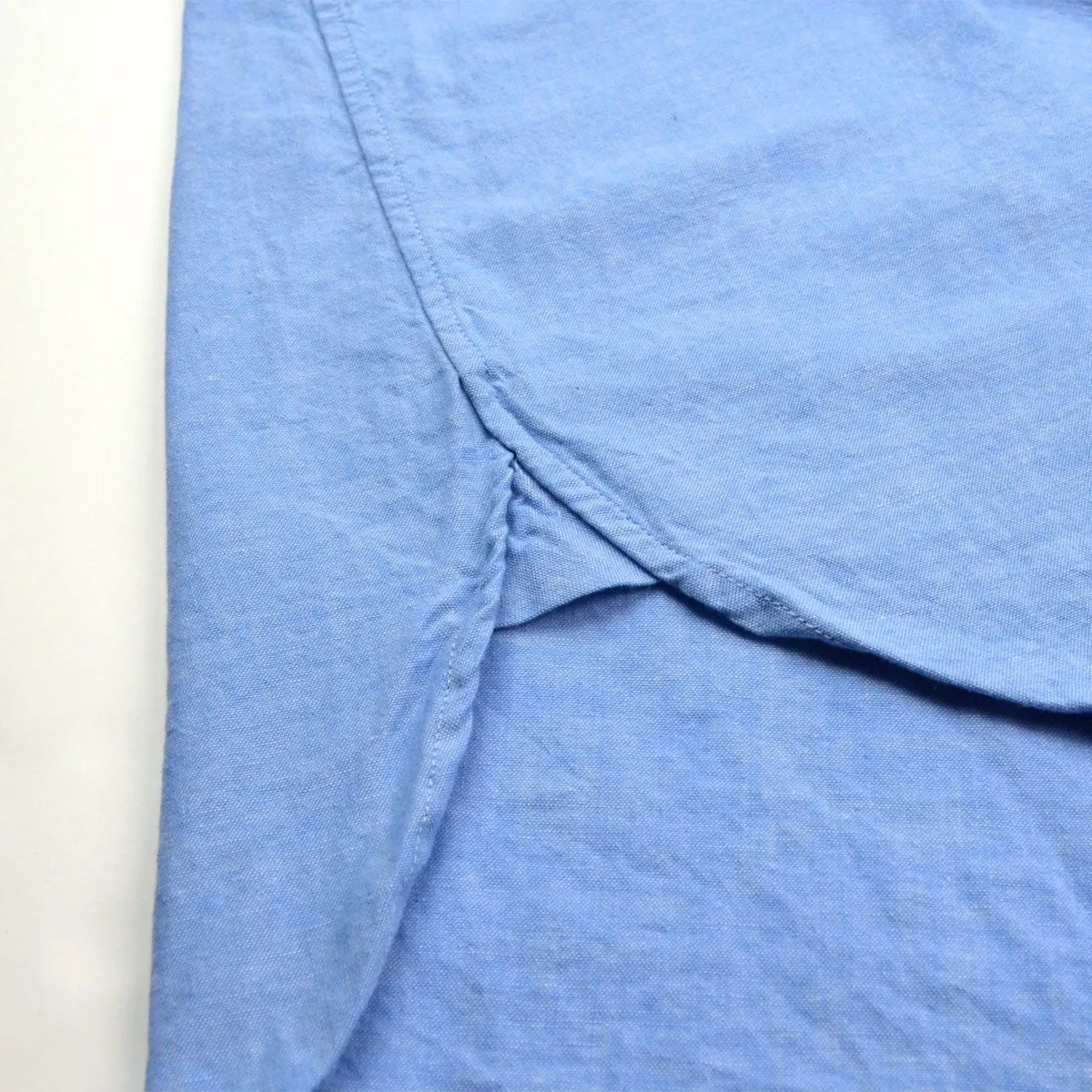 Arpenteur - Grand-Père Popover Shirt - Blue Chambray