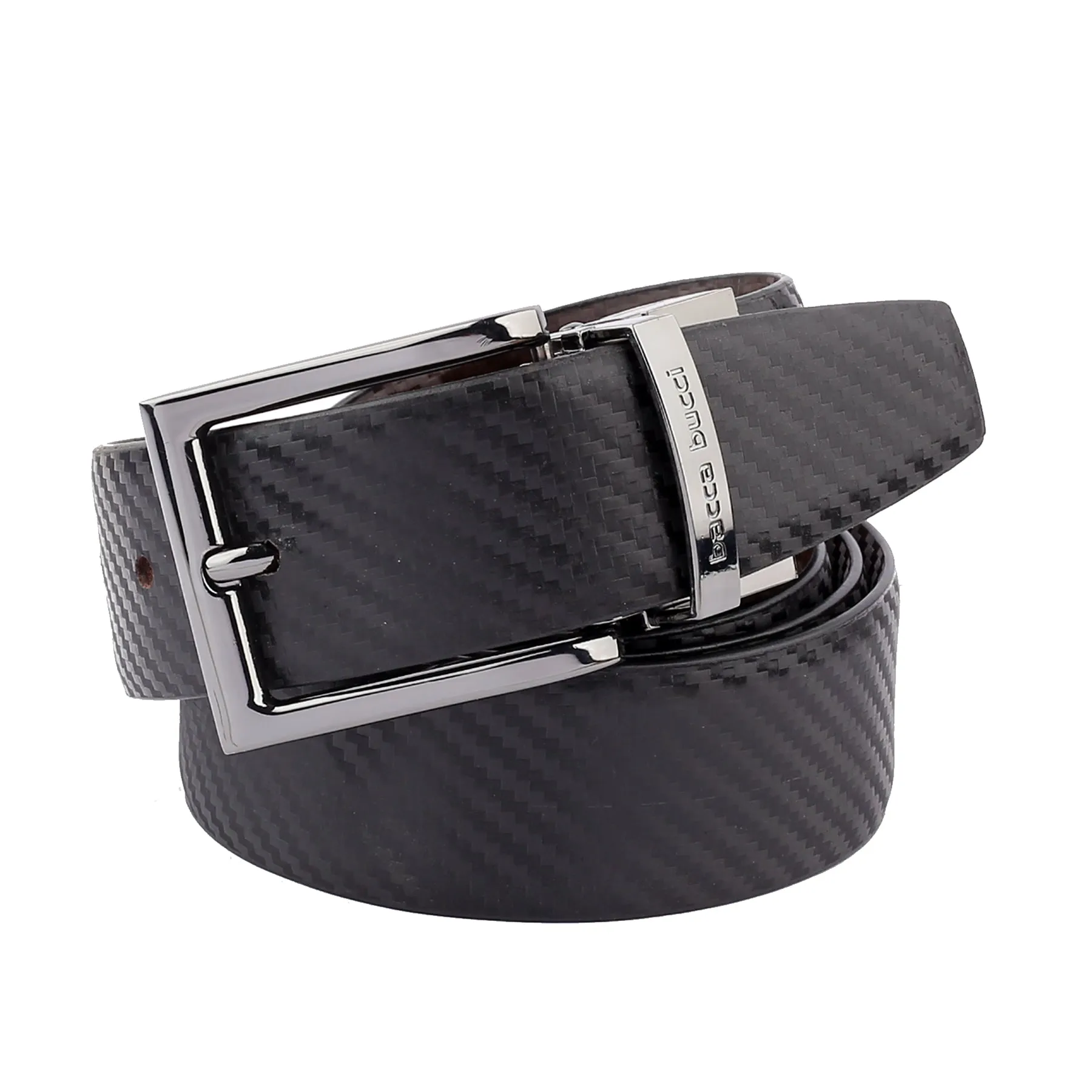 Bacca Bucci Auto reversible dress belt with Genuine Leather