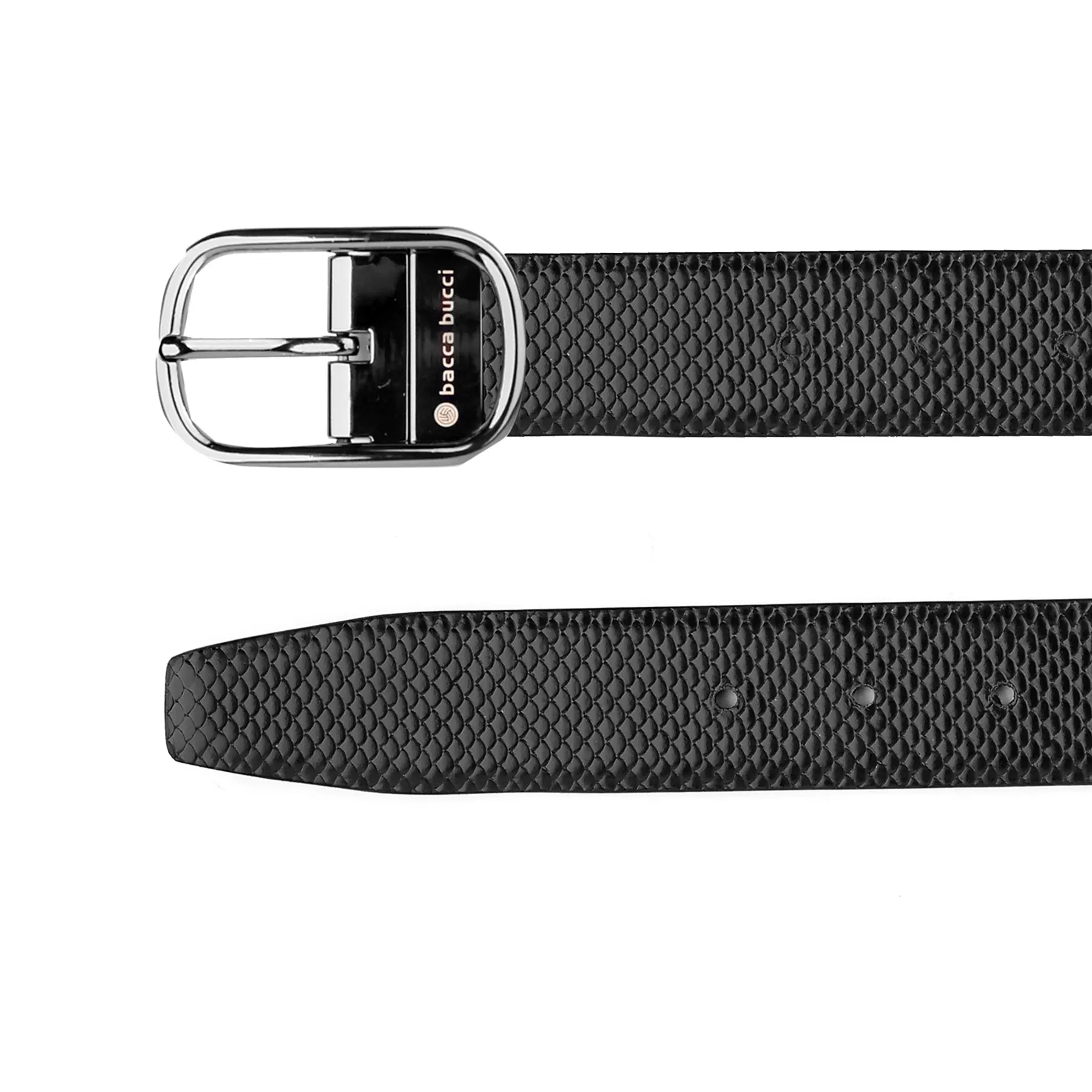 Bacca Bucci Auto reversible dress belt with Genuine Leather