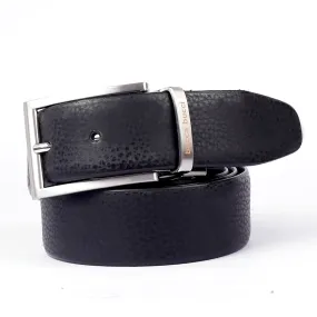 Bacca Bucci Classic Dress belt with Italian smooth Genuine leather Black & Brown