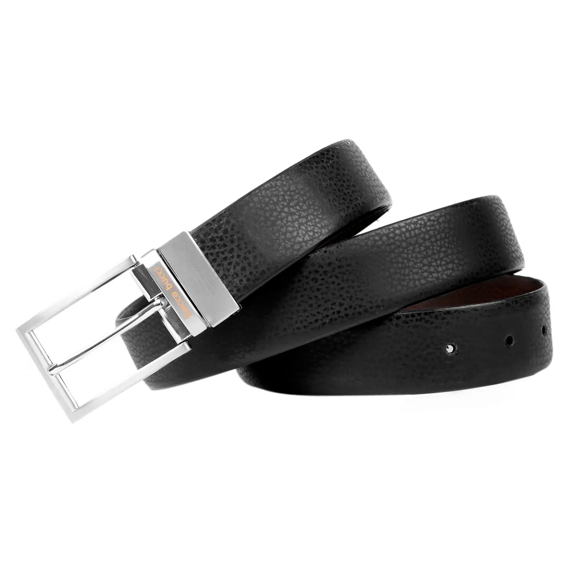 Bacca Bucci Classic Dress belt with Italian smooth Genuine leather Black & Brown