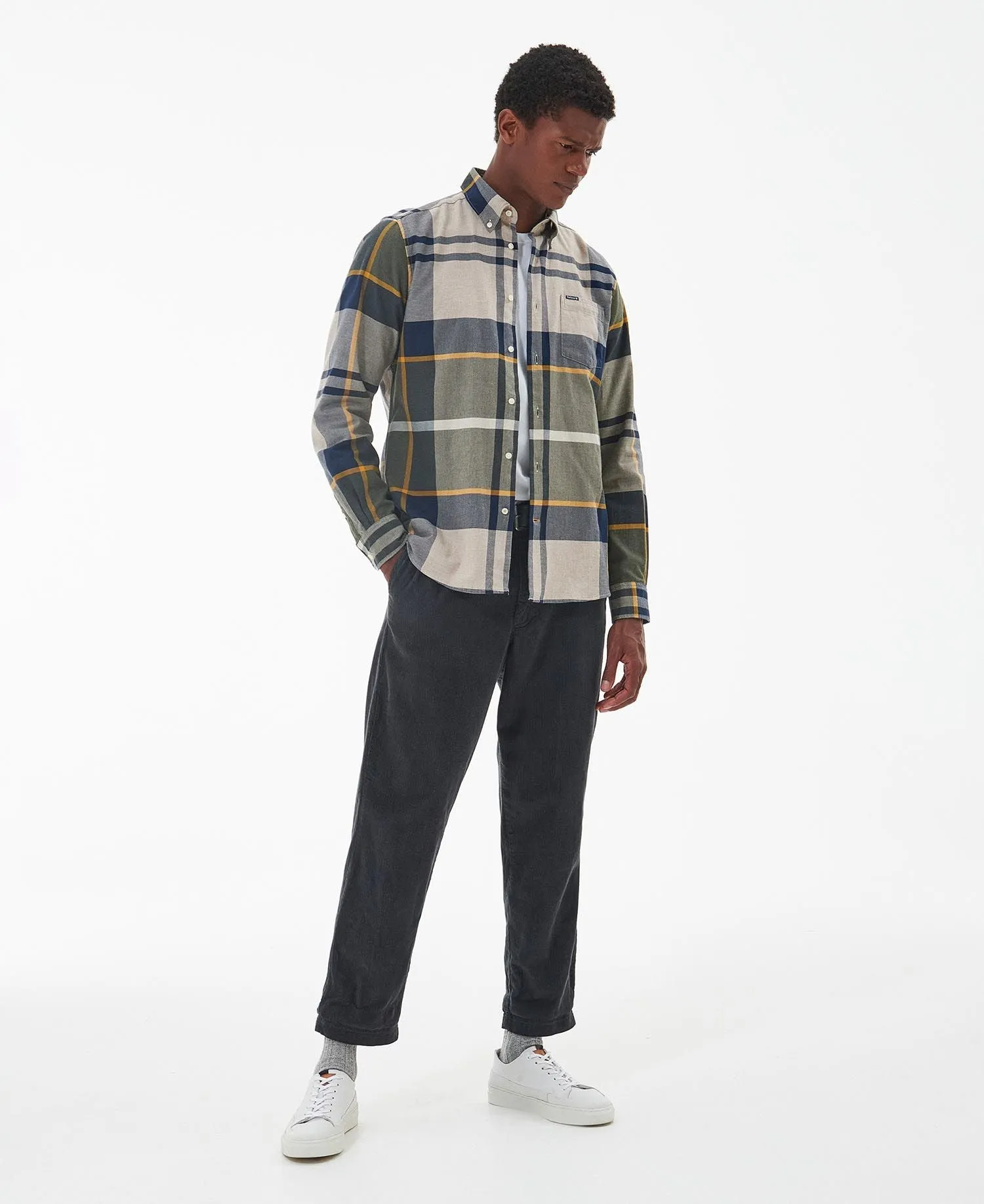 Barbour Mens 'Dunoon' Large Tartan Check Shirt - Long Sleeved