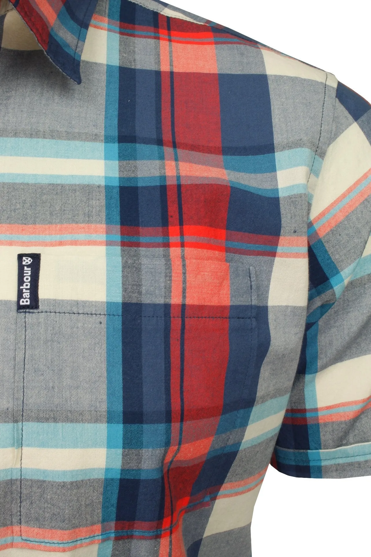 Barbour Men's Madras 7 Check Shirt - Short Sleeved