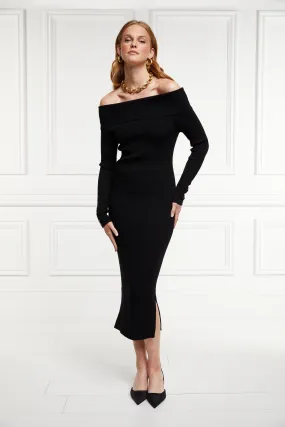 Bardot Midi Dress (Black)