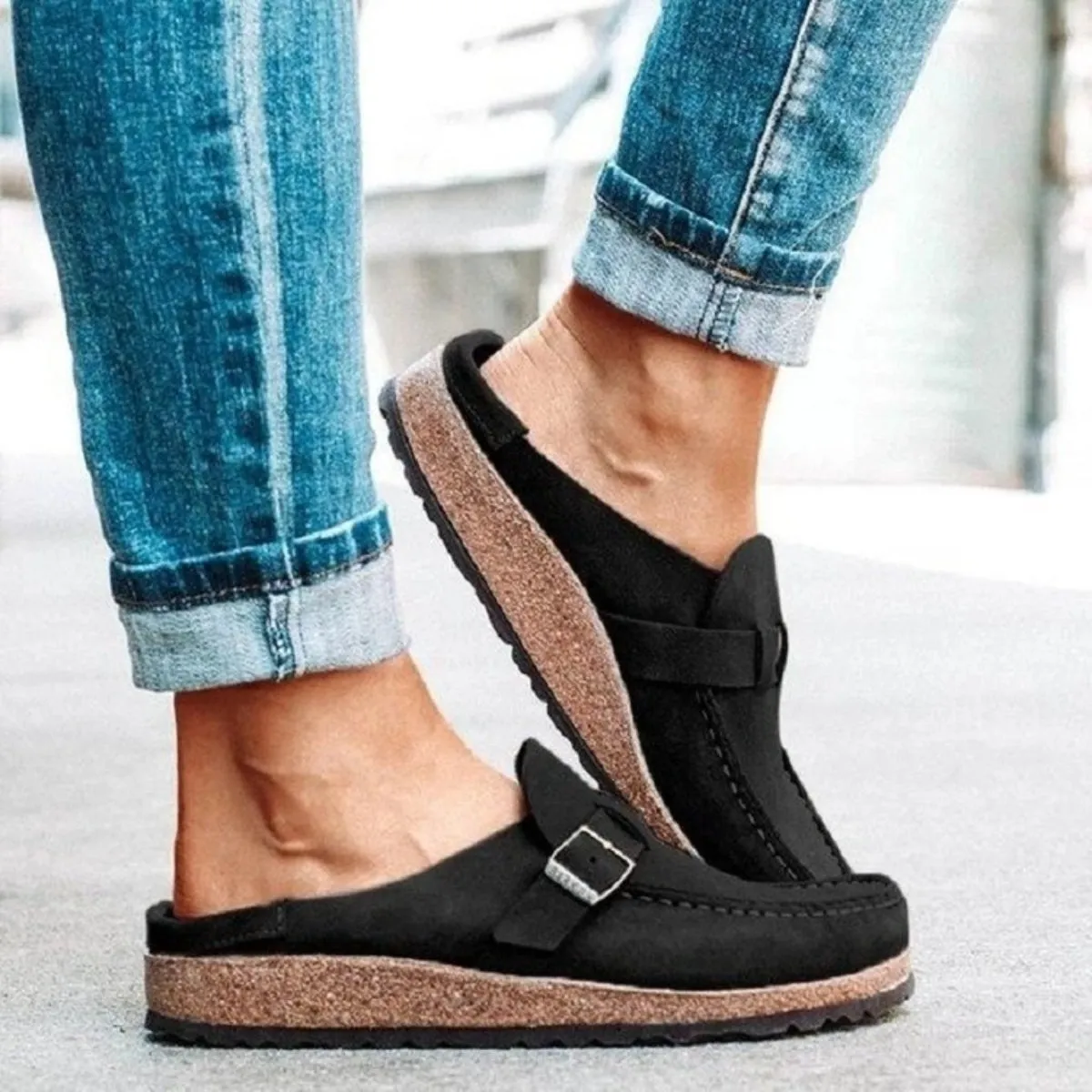 Becky Open Back Loafers