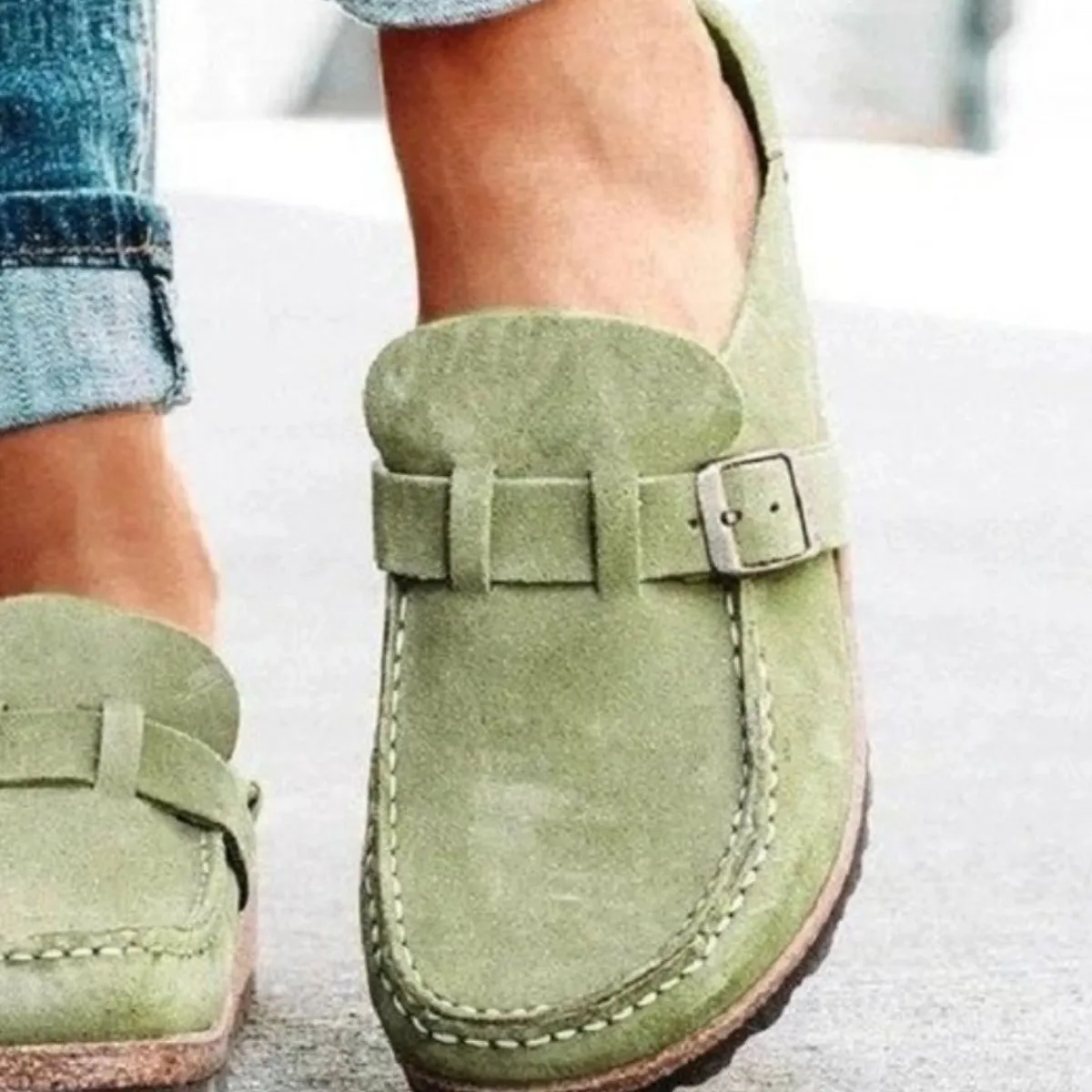 Becky Open Back Loafers