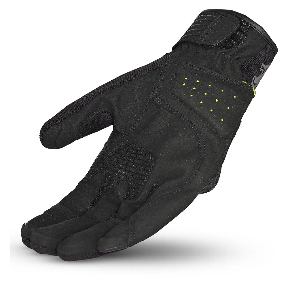 BELA Hero Air  - Summer Mesh Gloves - Black Gray Yellow Flouro