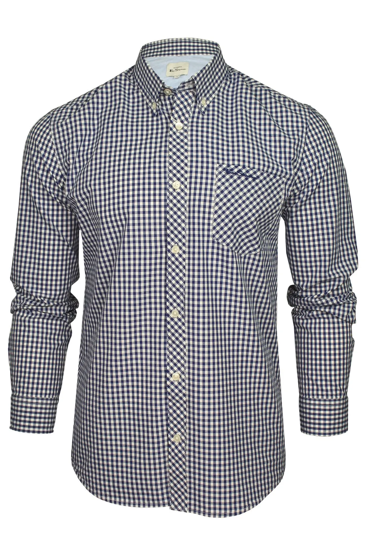 Ben Sherman Men's Button-Down Collar Oxford Shirt, Long Sleeved, Regular Fit