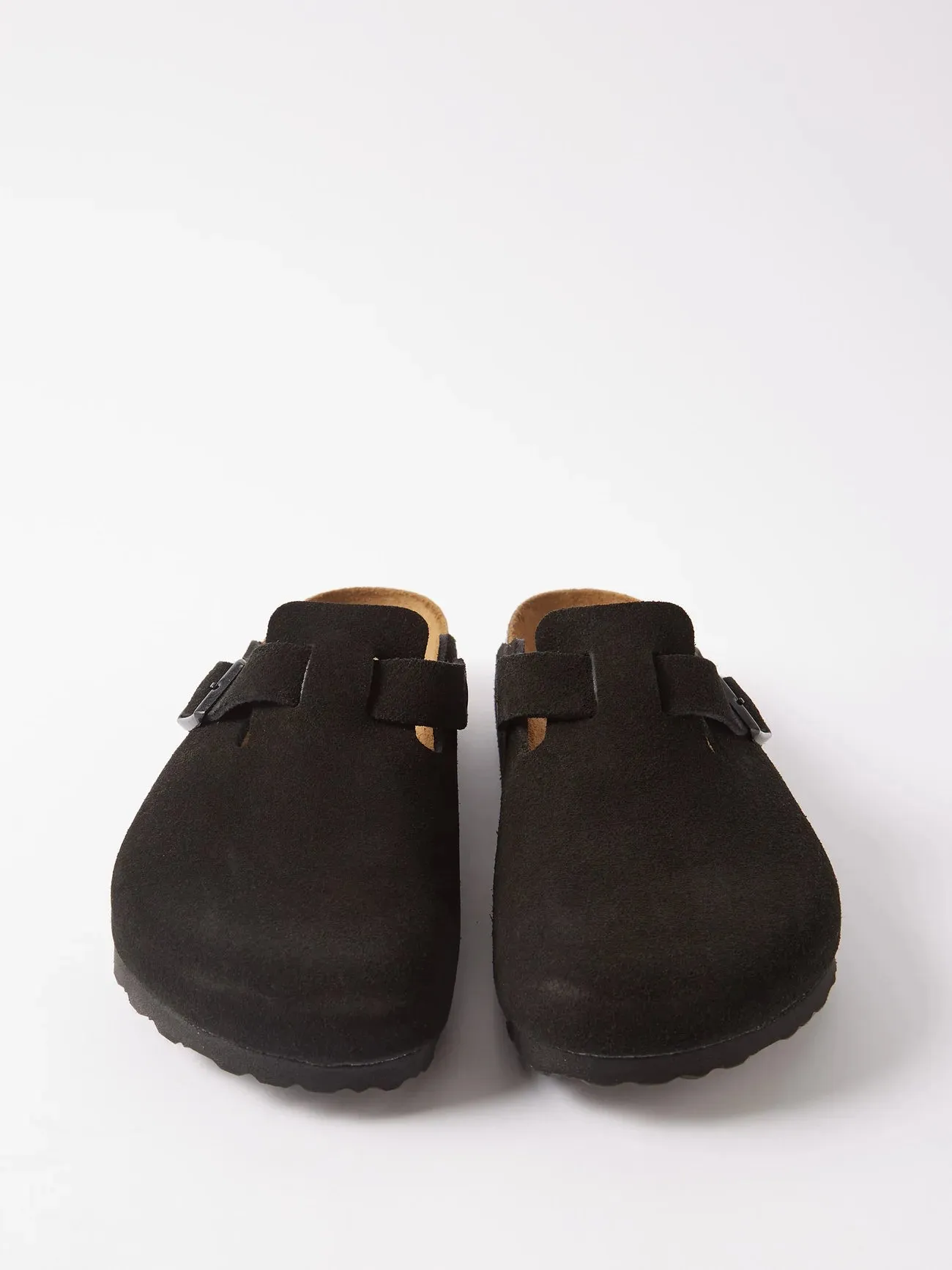 Birkenstock Boston SFB Narrow Black Suede