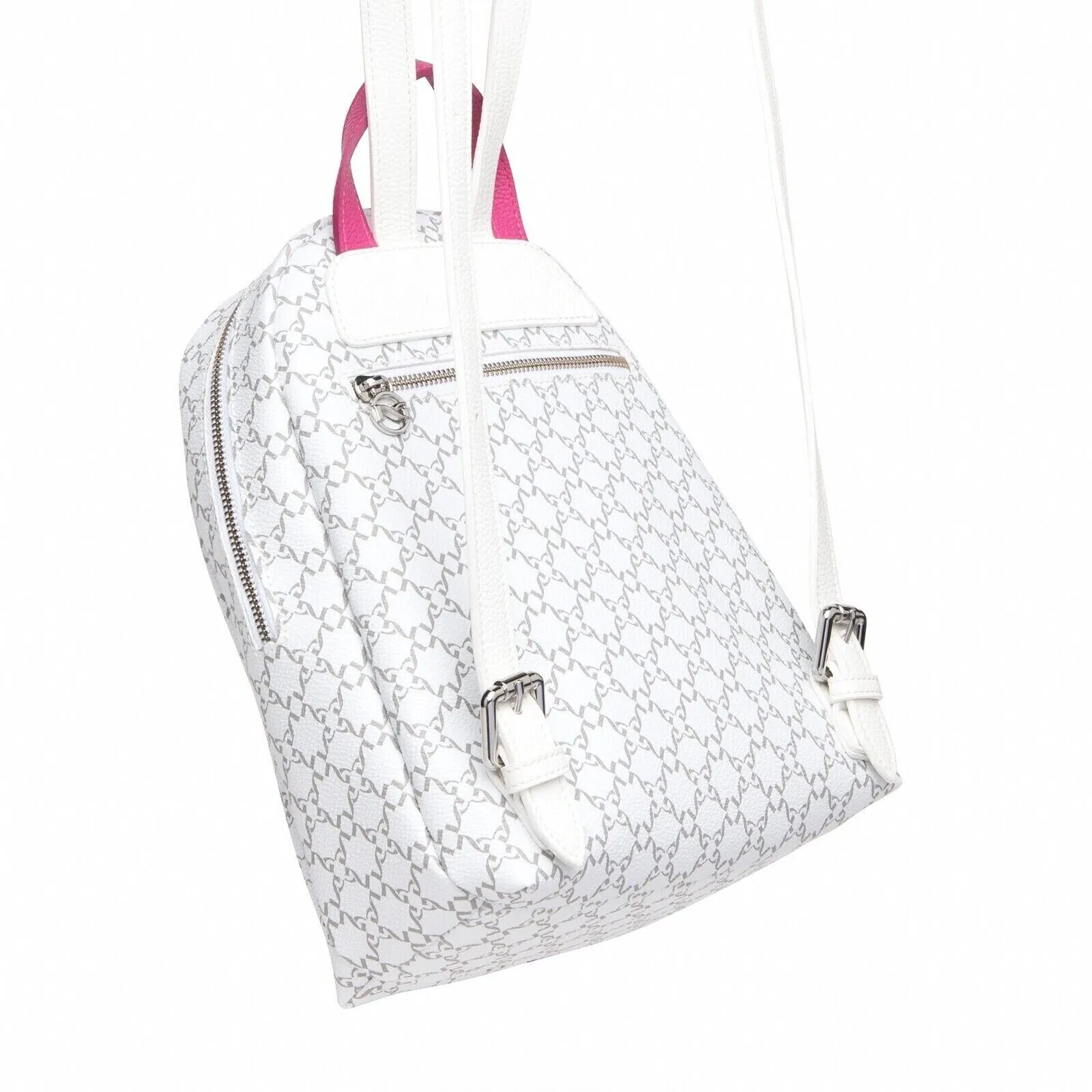 Borsa da Donna - NERO GIARDINI Art. E443736D 707 zaino bianco fuxia casual