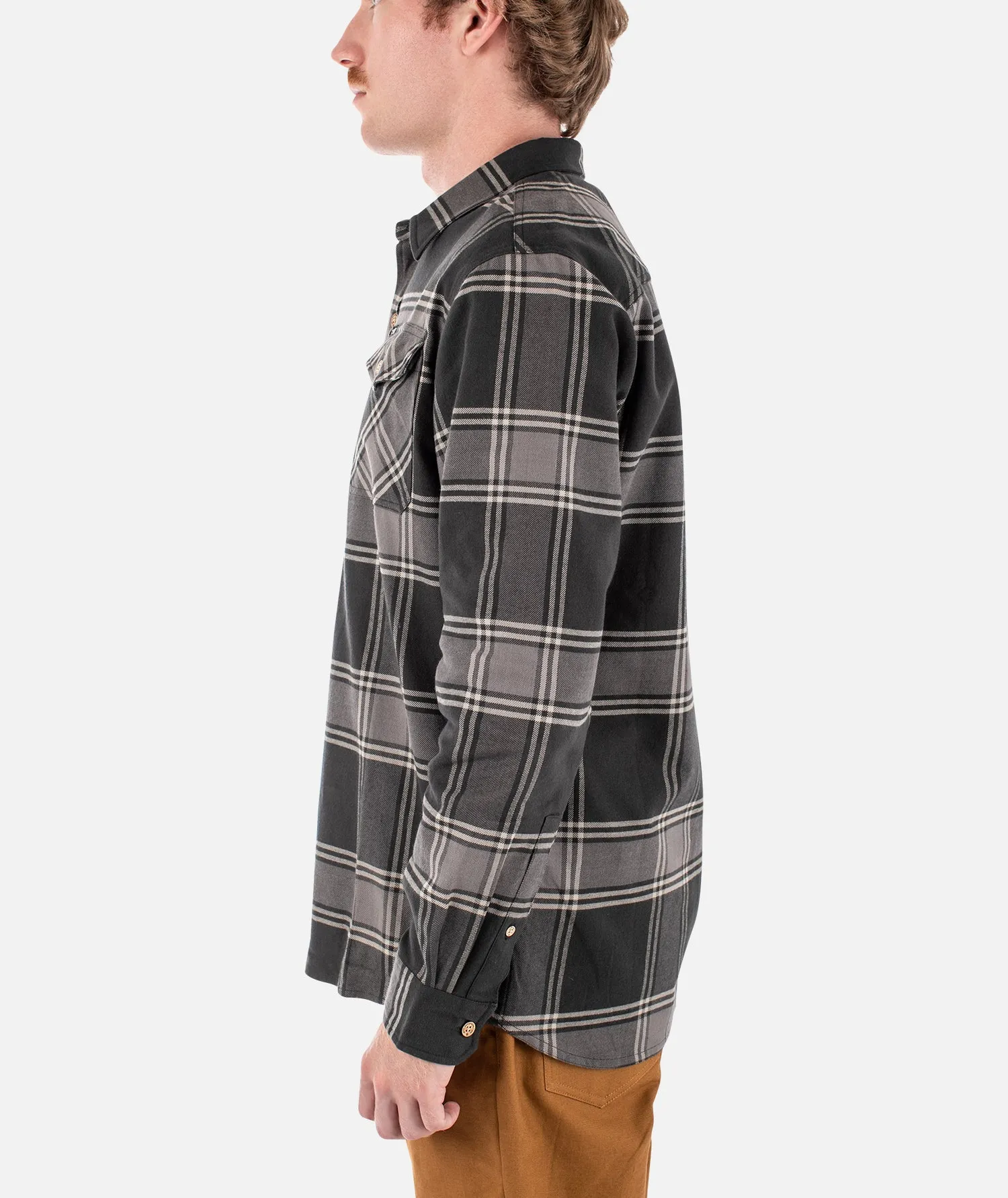 Breaker Flannel - Charcoal