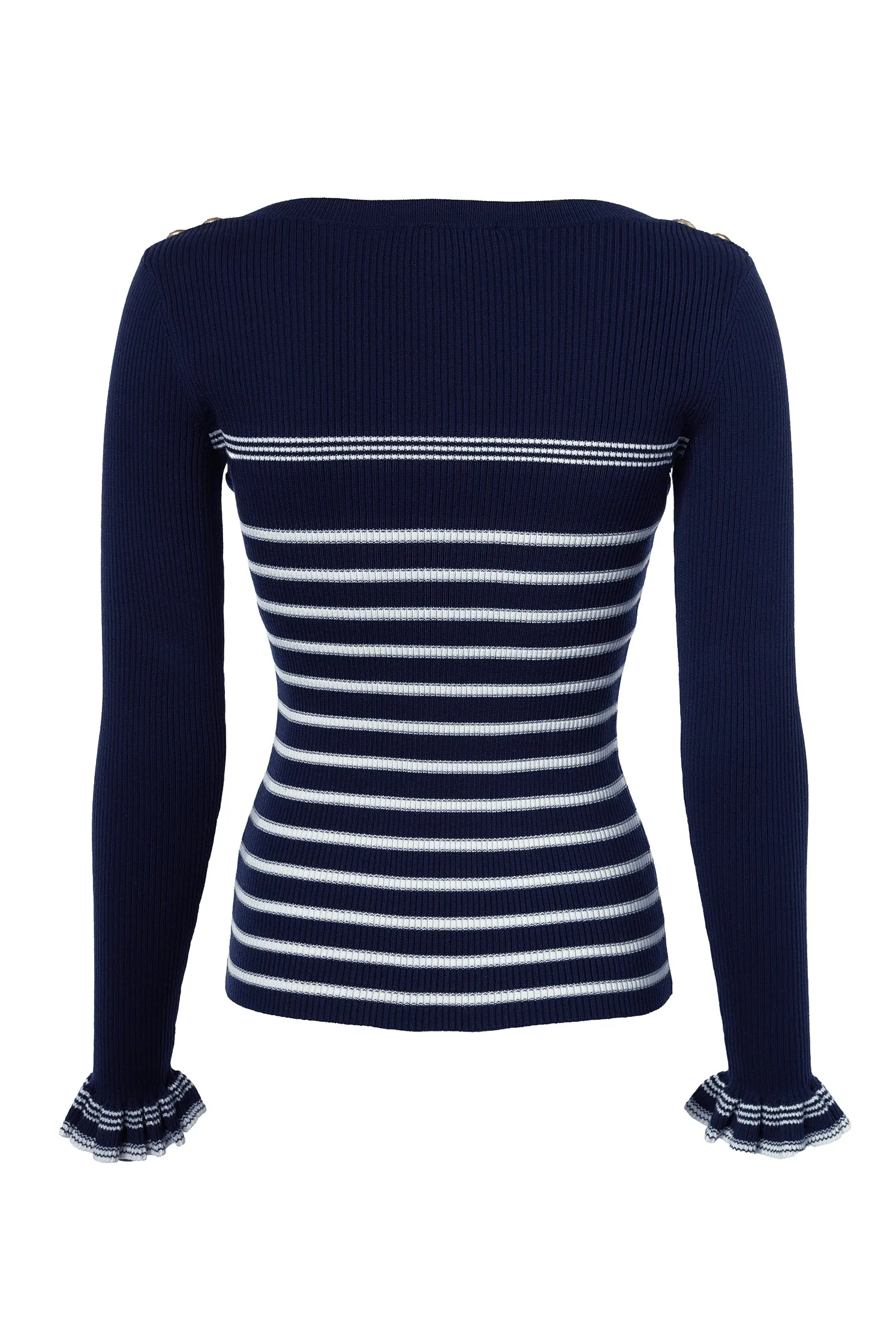 Bretton Boat Neck Knit (Ink Navy)