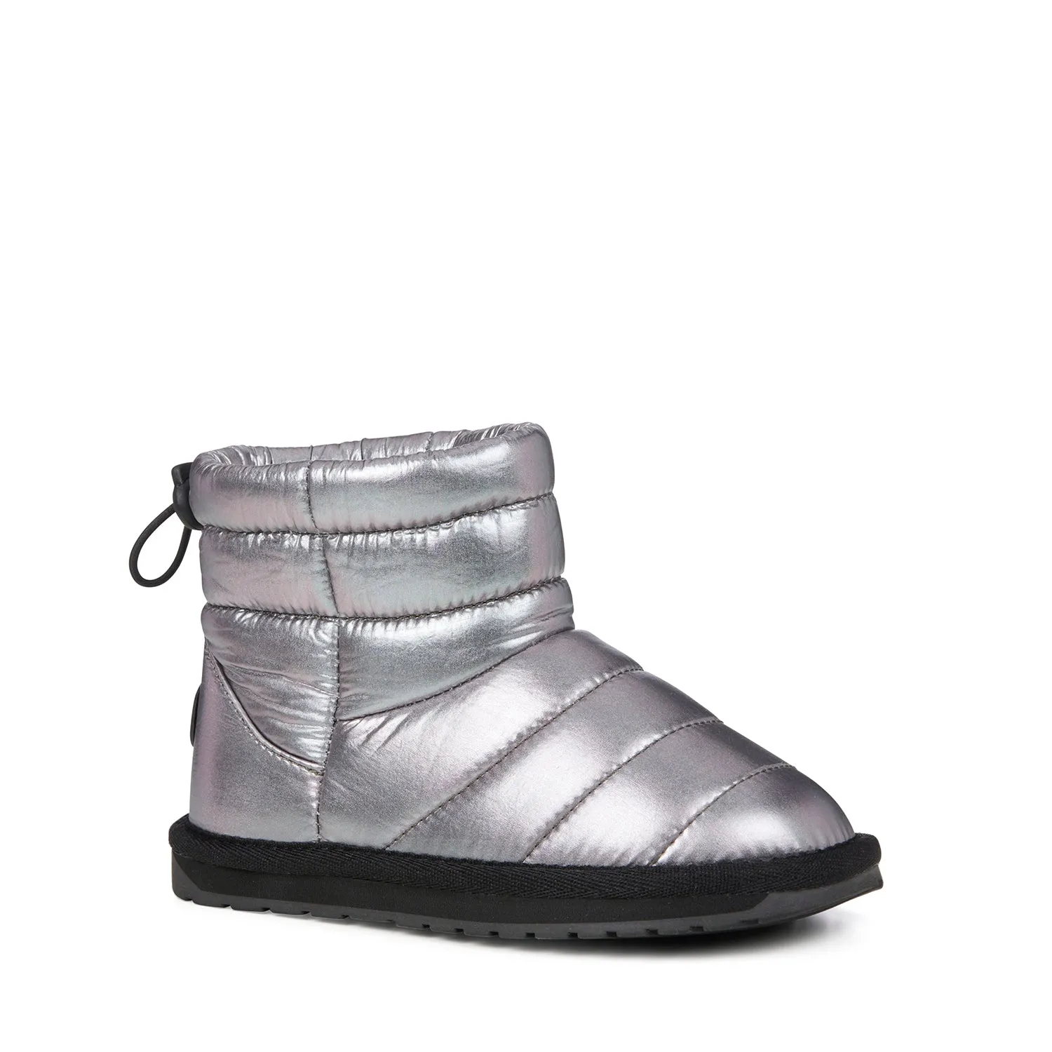 Briggs Kid's Puffer Boot - Metallic Silver