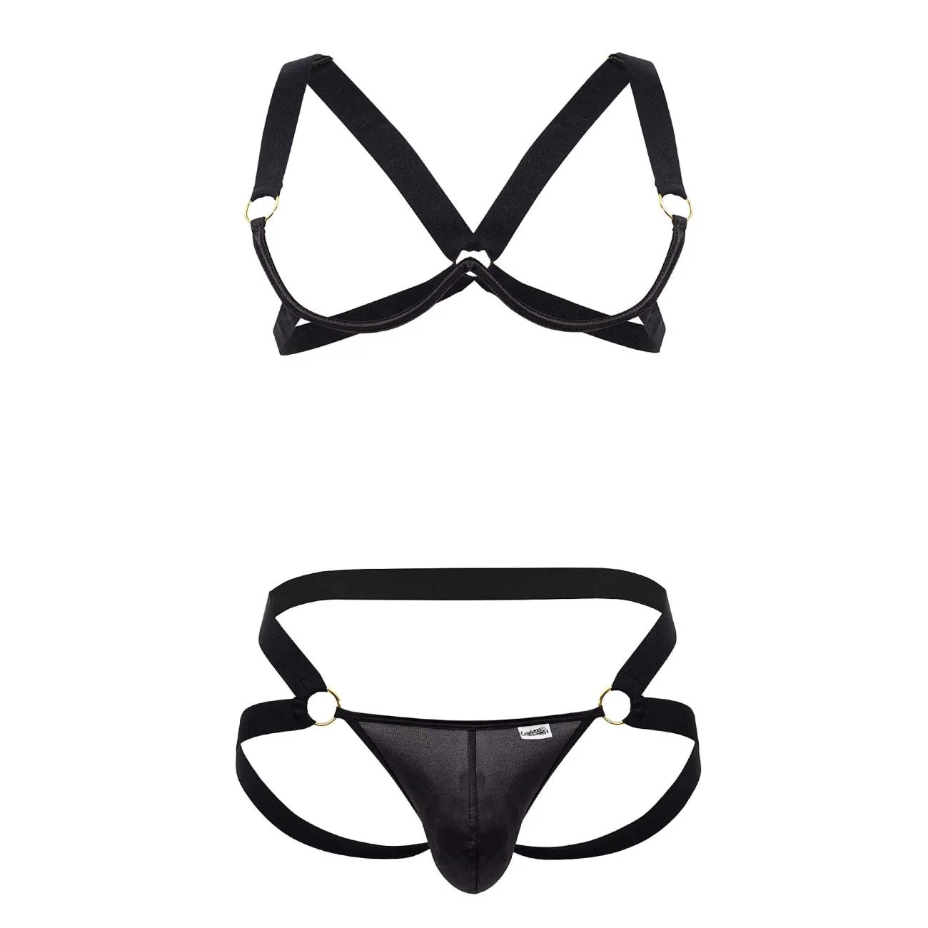 CandyMan Harness-Bra Two Piece Set