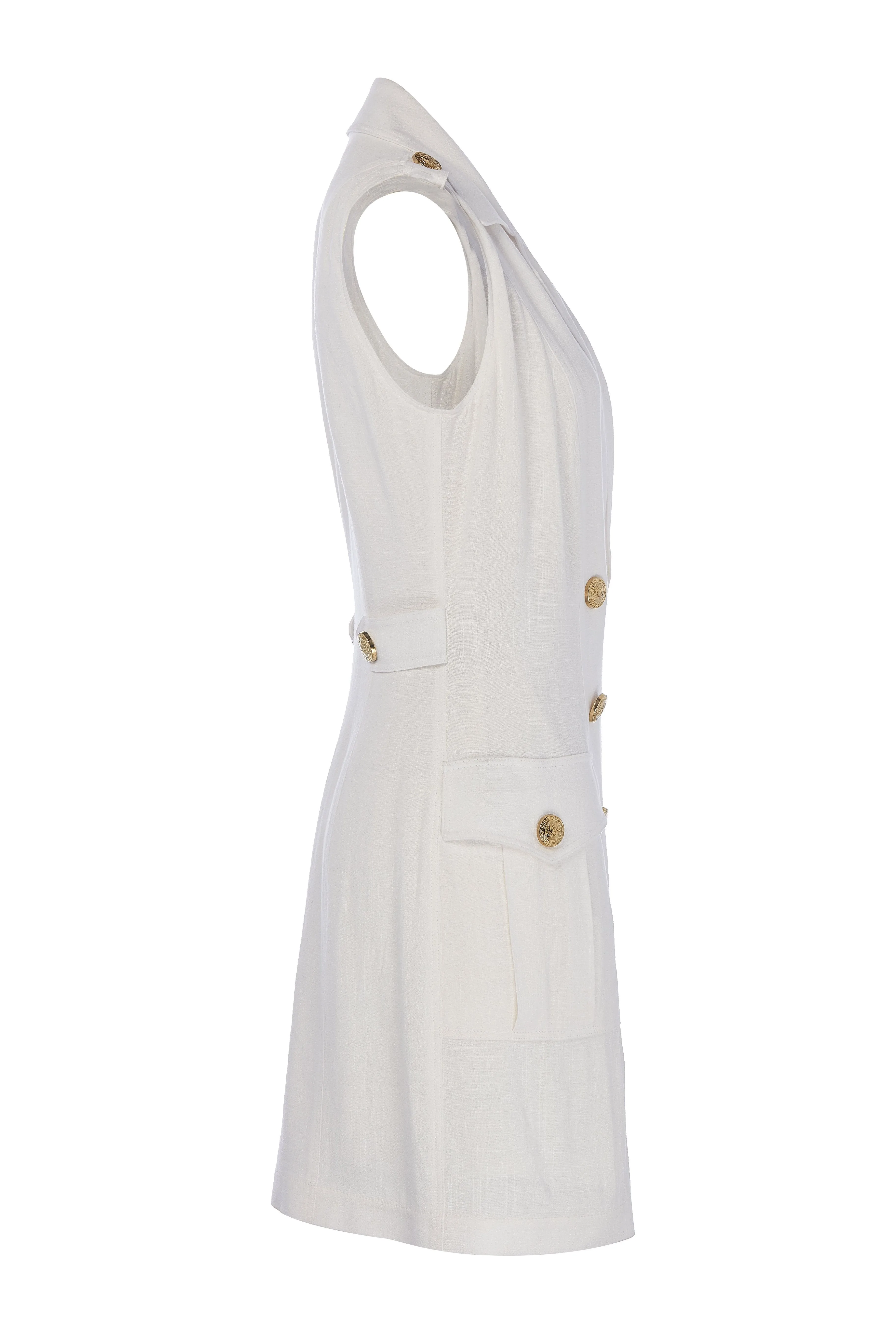 Chelsea Dress (Oyster Linen)