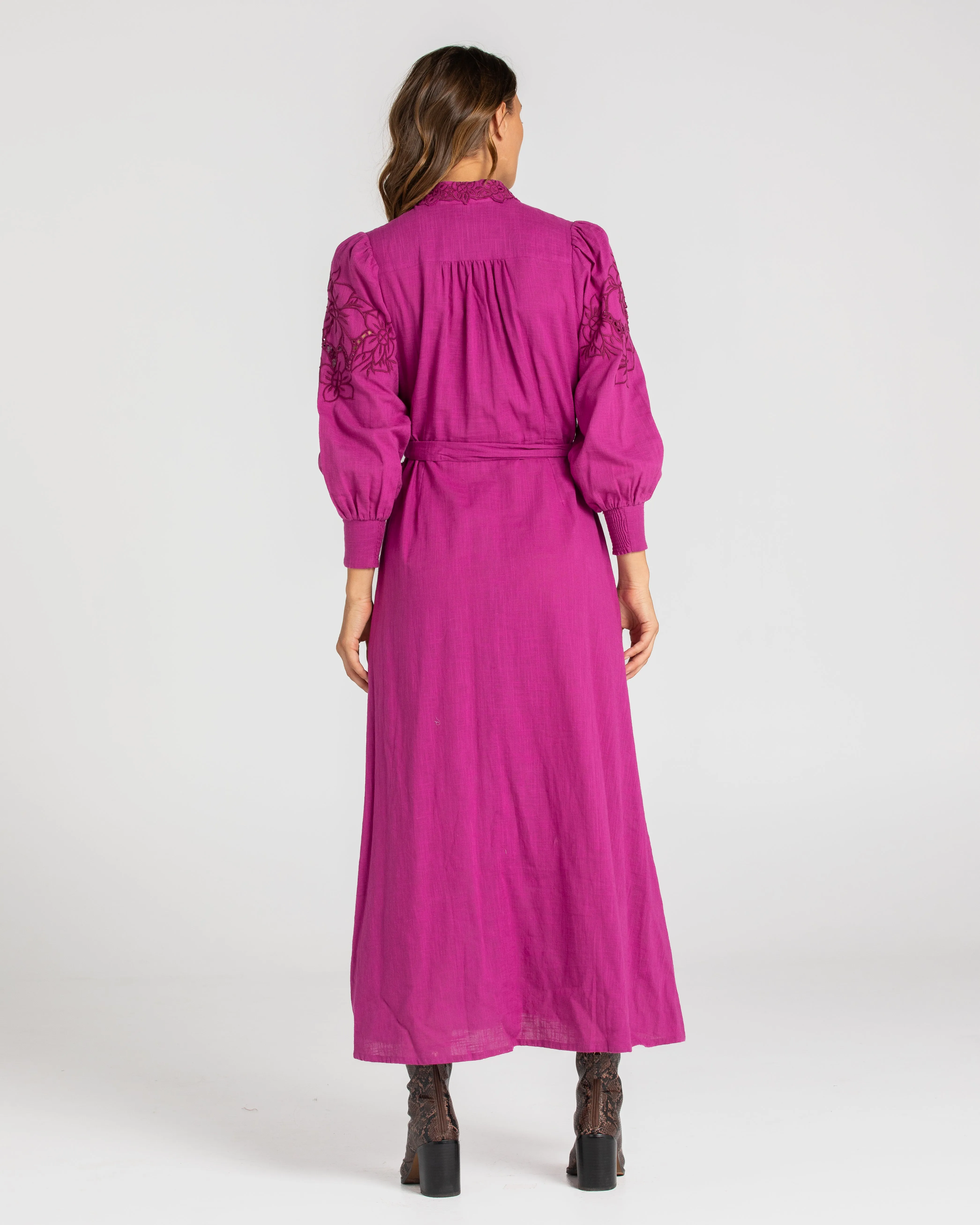 Clementine Dress - Magenta