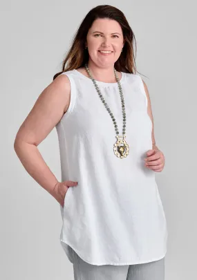 Coastal Tunic - Linen Tank Top