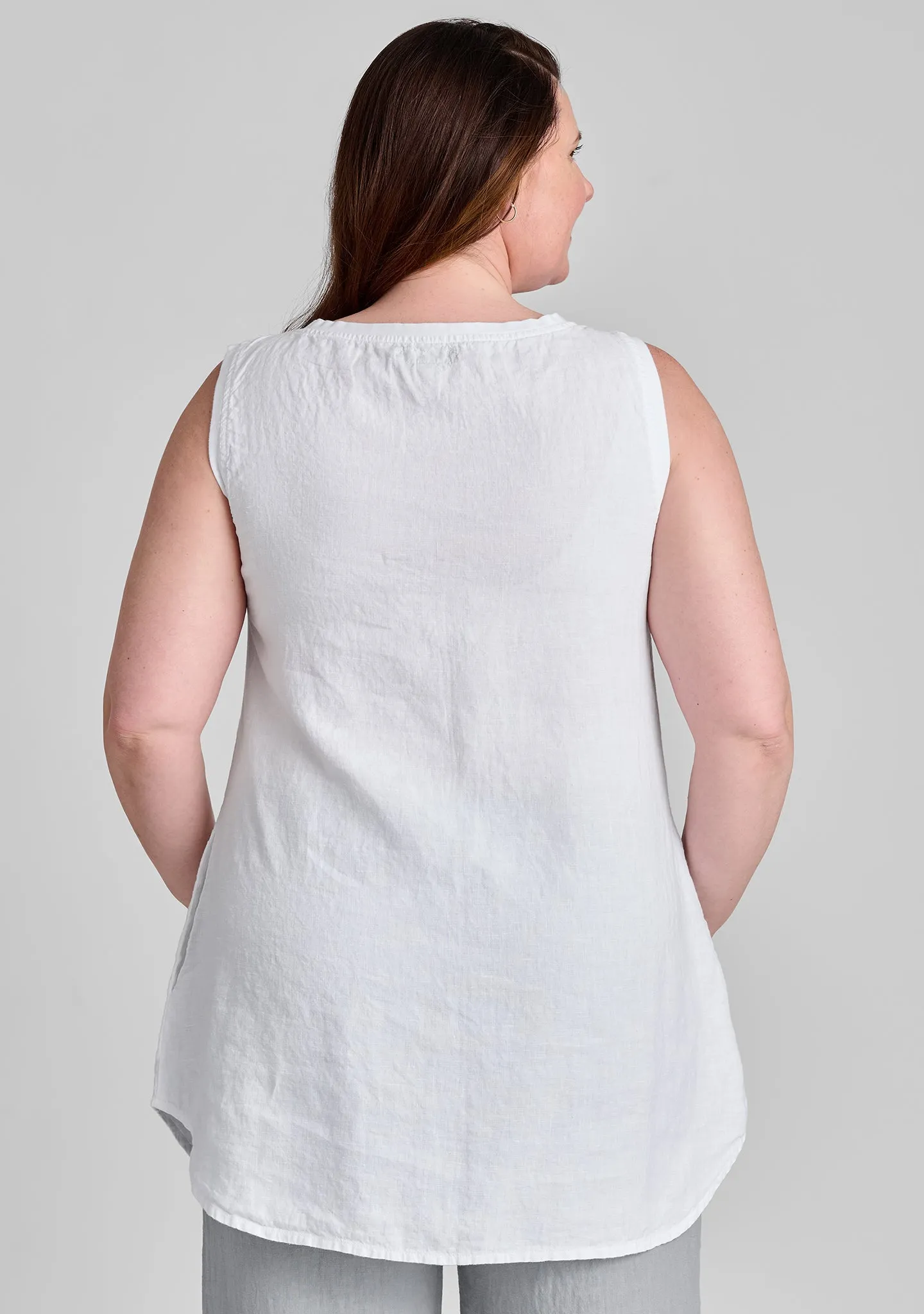 Coastal Tunic - Linen Tank Top