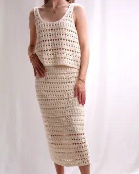 Crochet Tank - Cream