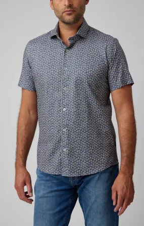 DAISY PRINT SHORT SLEEVE SHIRT