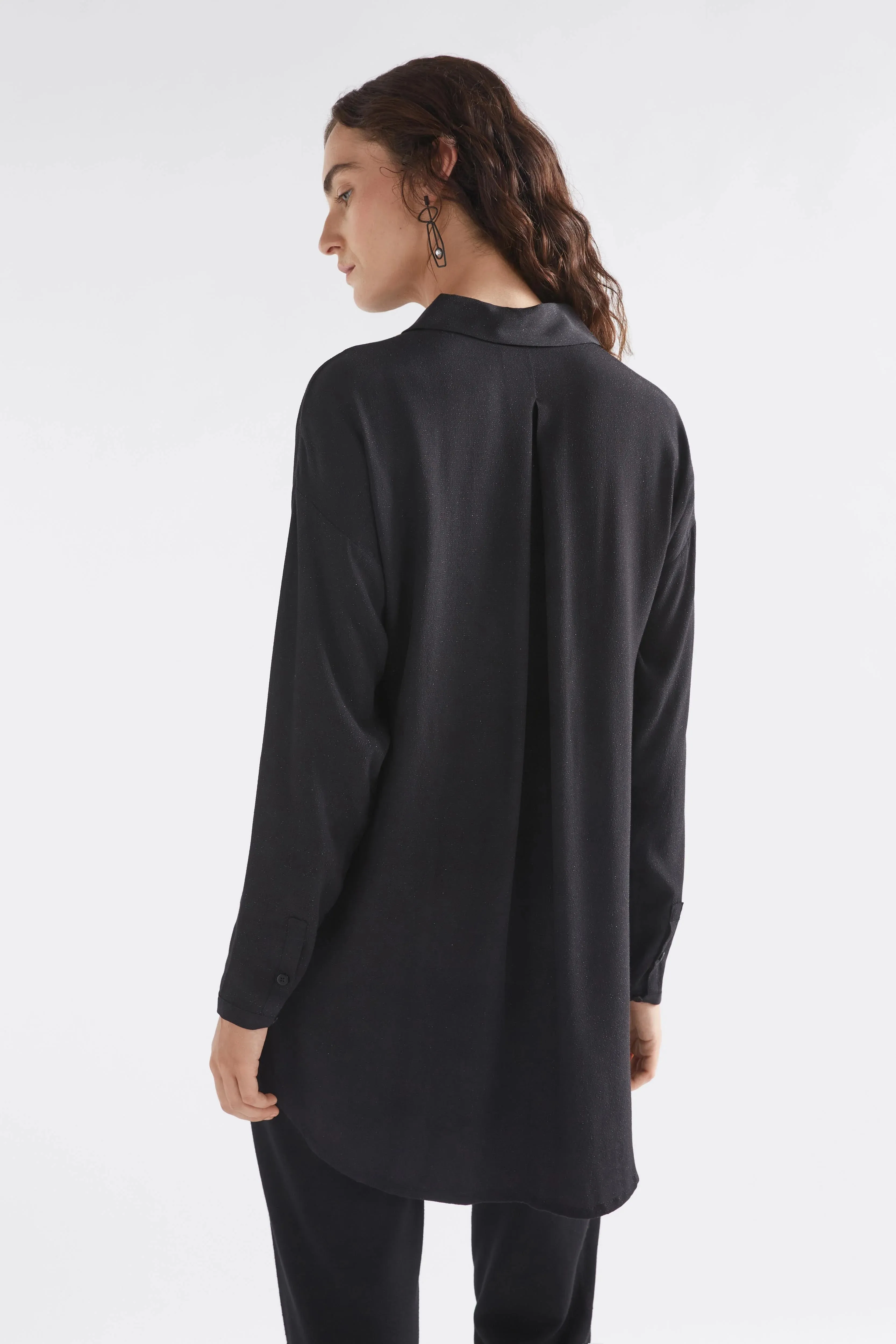 Elk The Label - Blic Sheer Shirt - Black Metallic