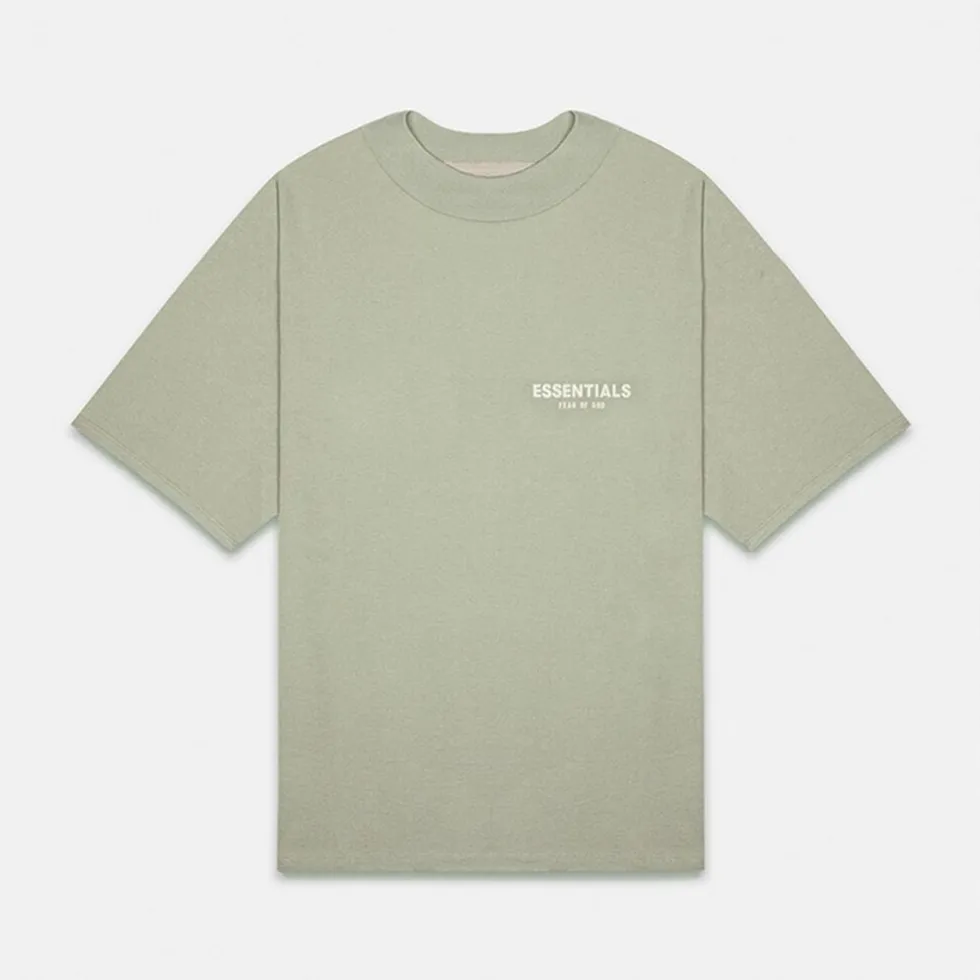 Fear Of God ESSENTIALS FOG Tee T-Shirt SS22 [SEAFOAM/WHEAT]