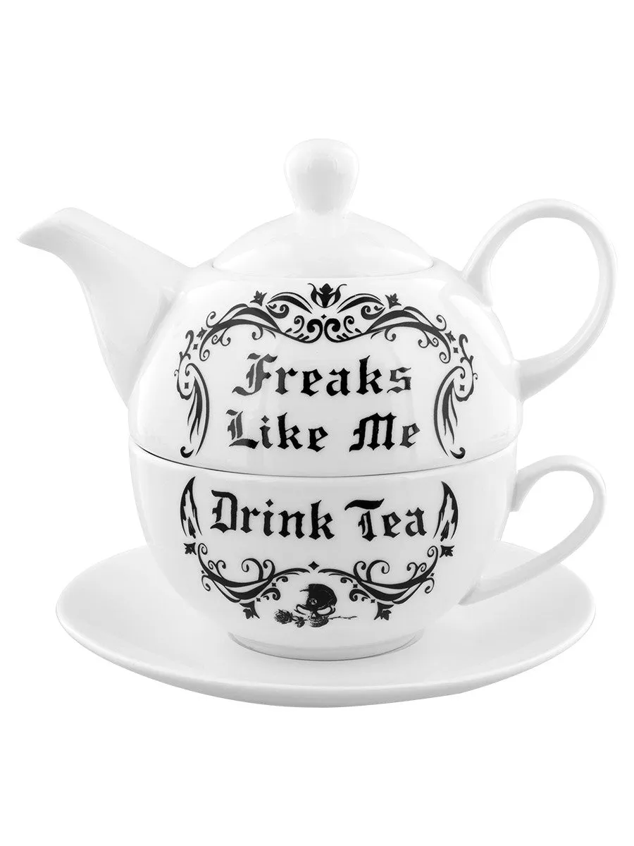 'Freaks Like Me' Tea Set