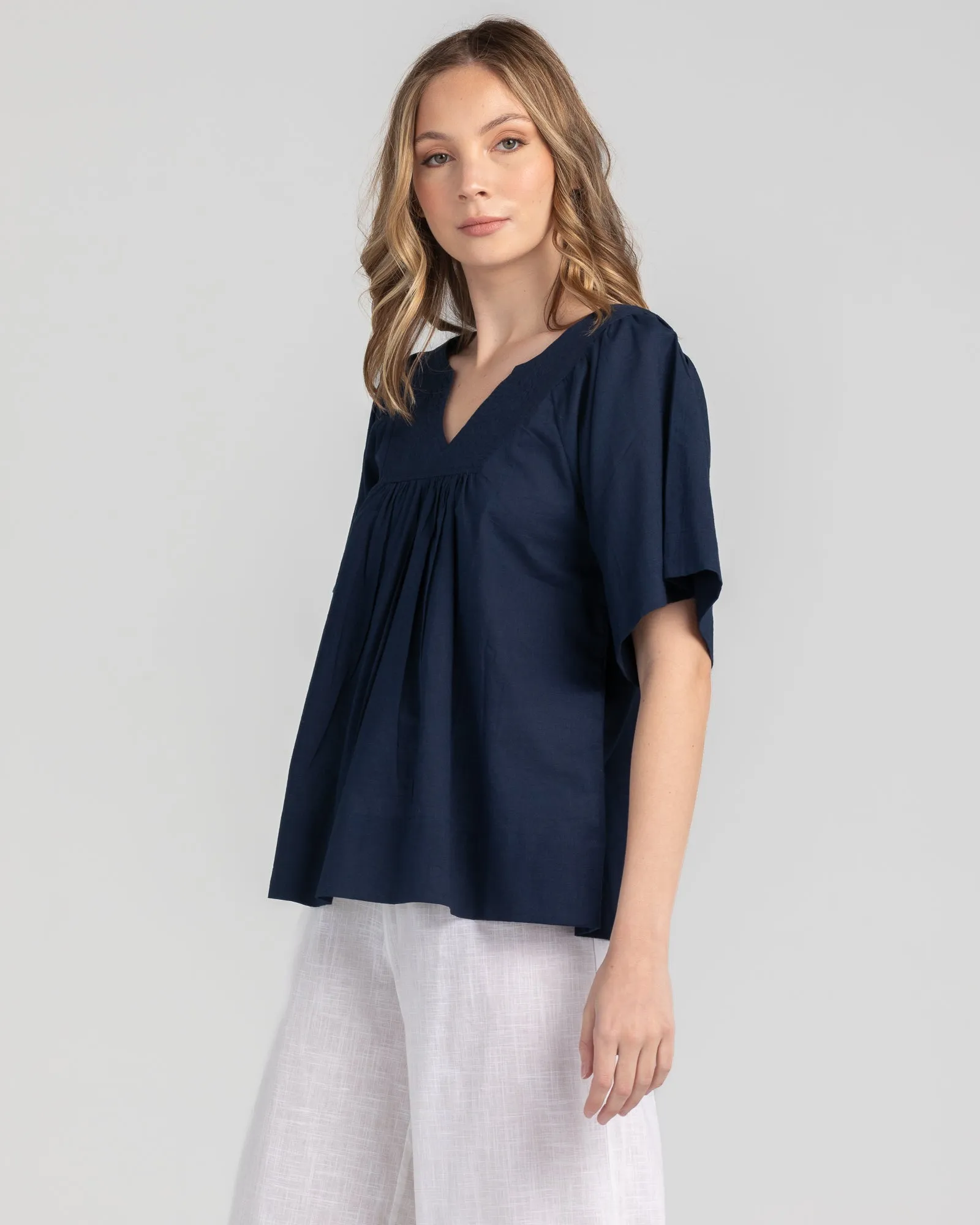 Freya Top - Navy