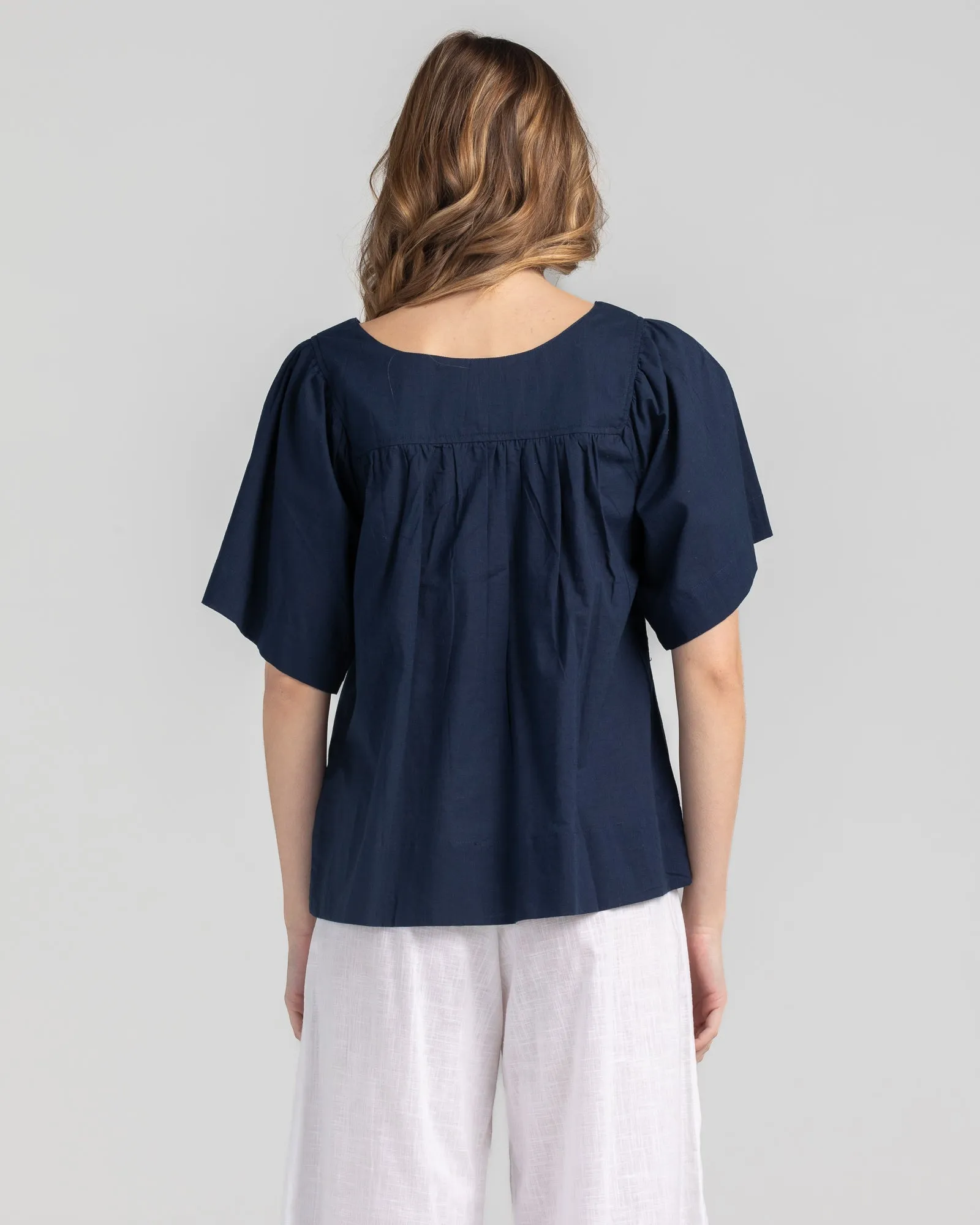 Freya Top - Navy