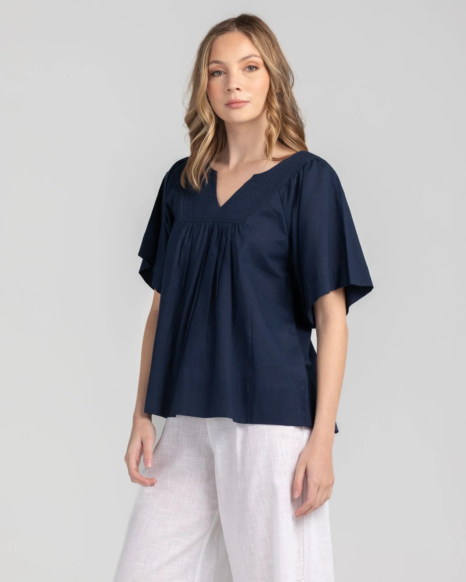 Freya Top - Navy