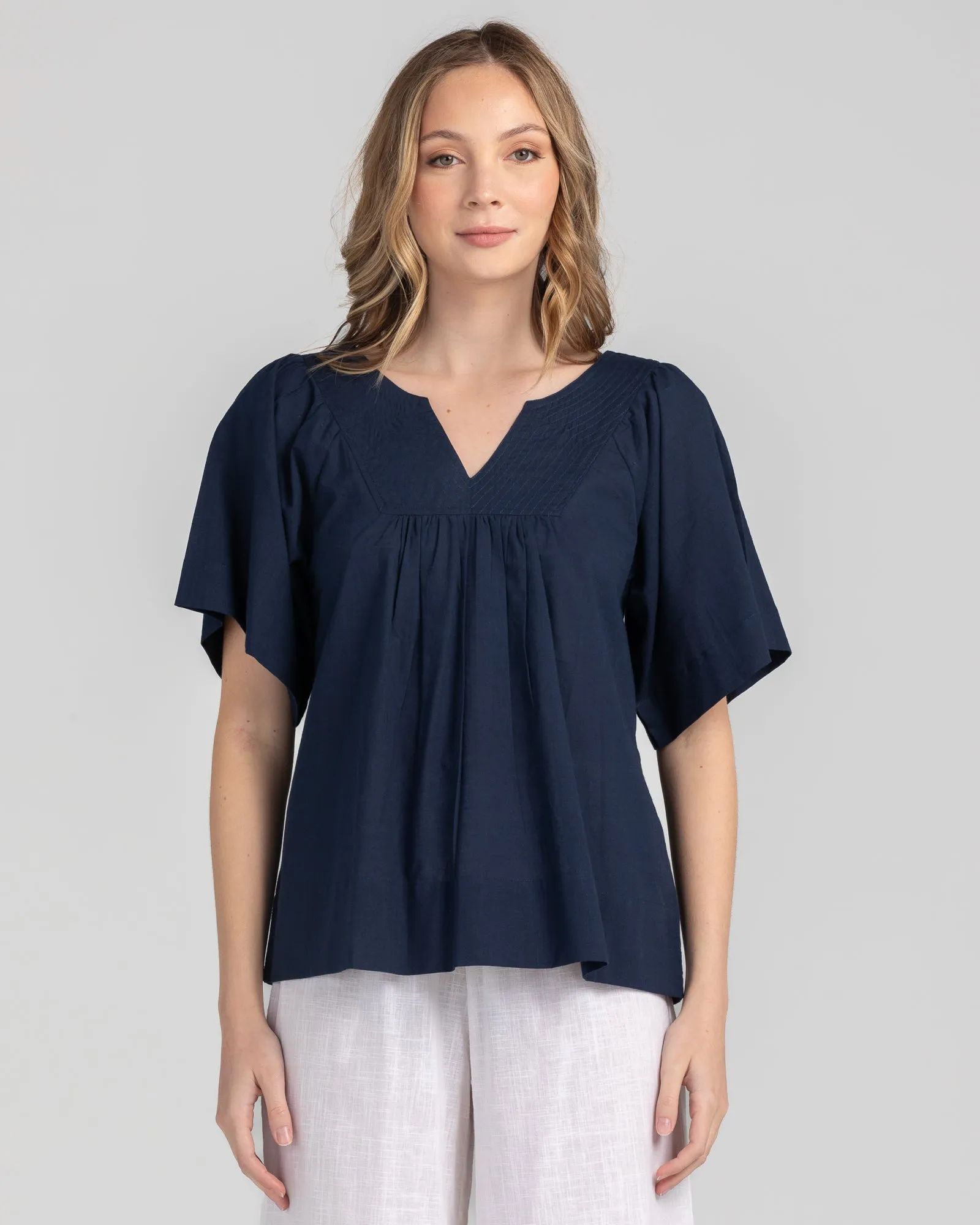 Freya Top - Navy