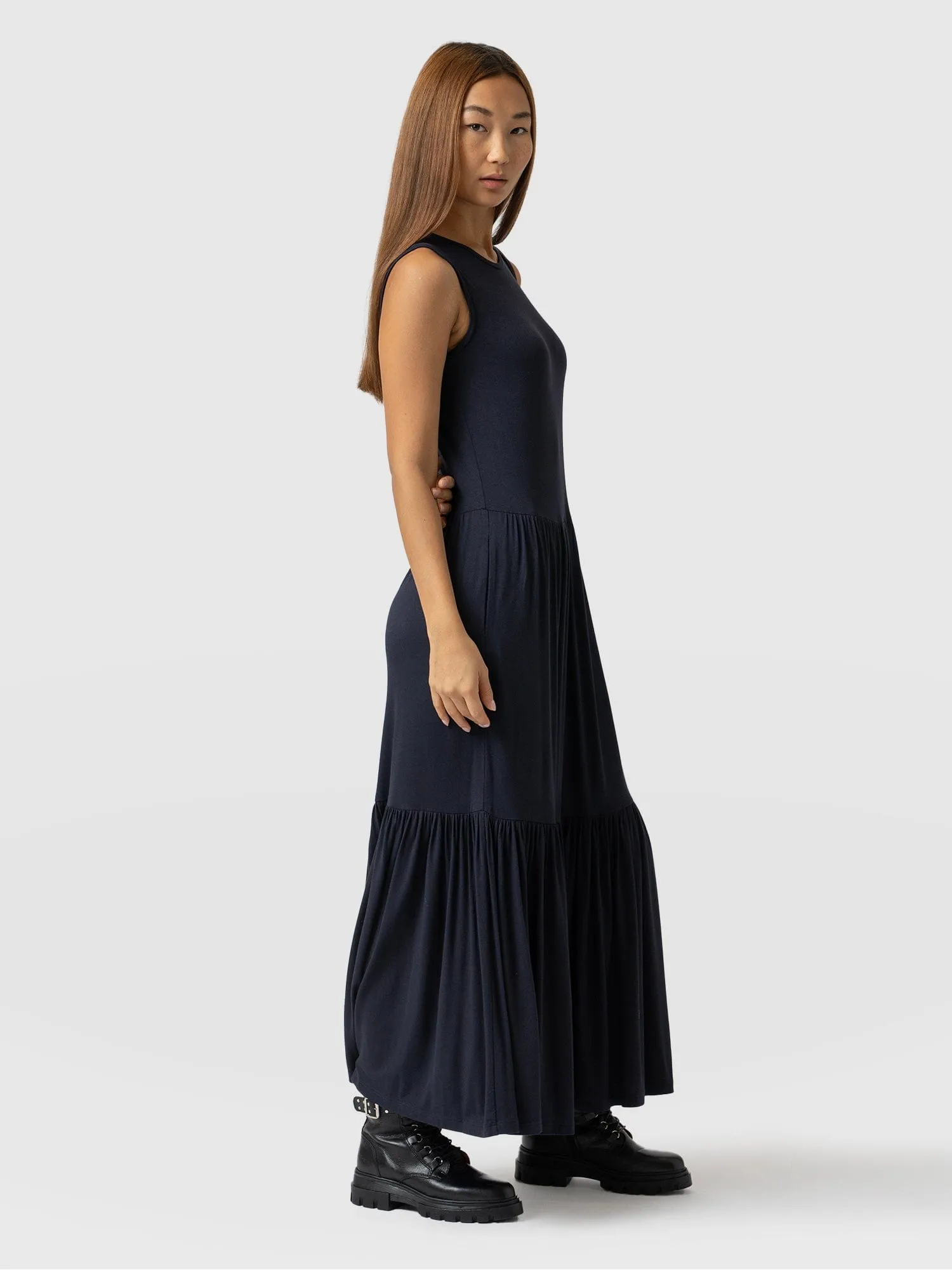 Greenwich Dress - Navy