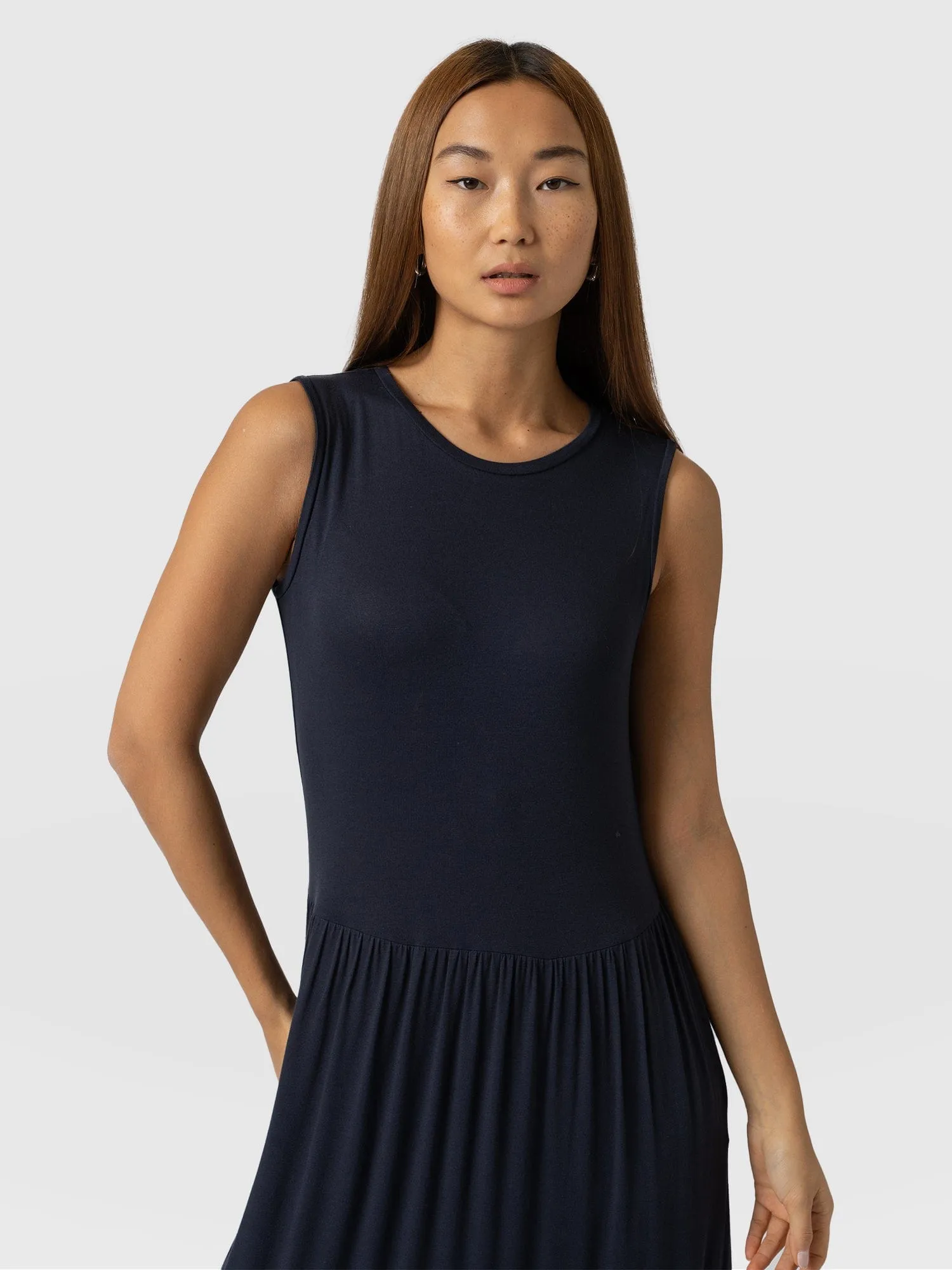 Greenwich Dress - Navy