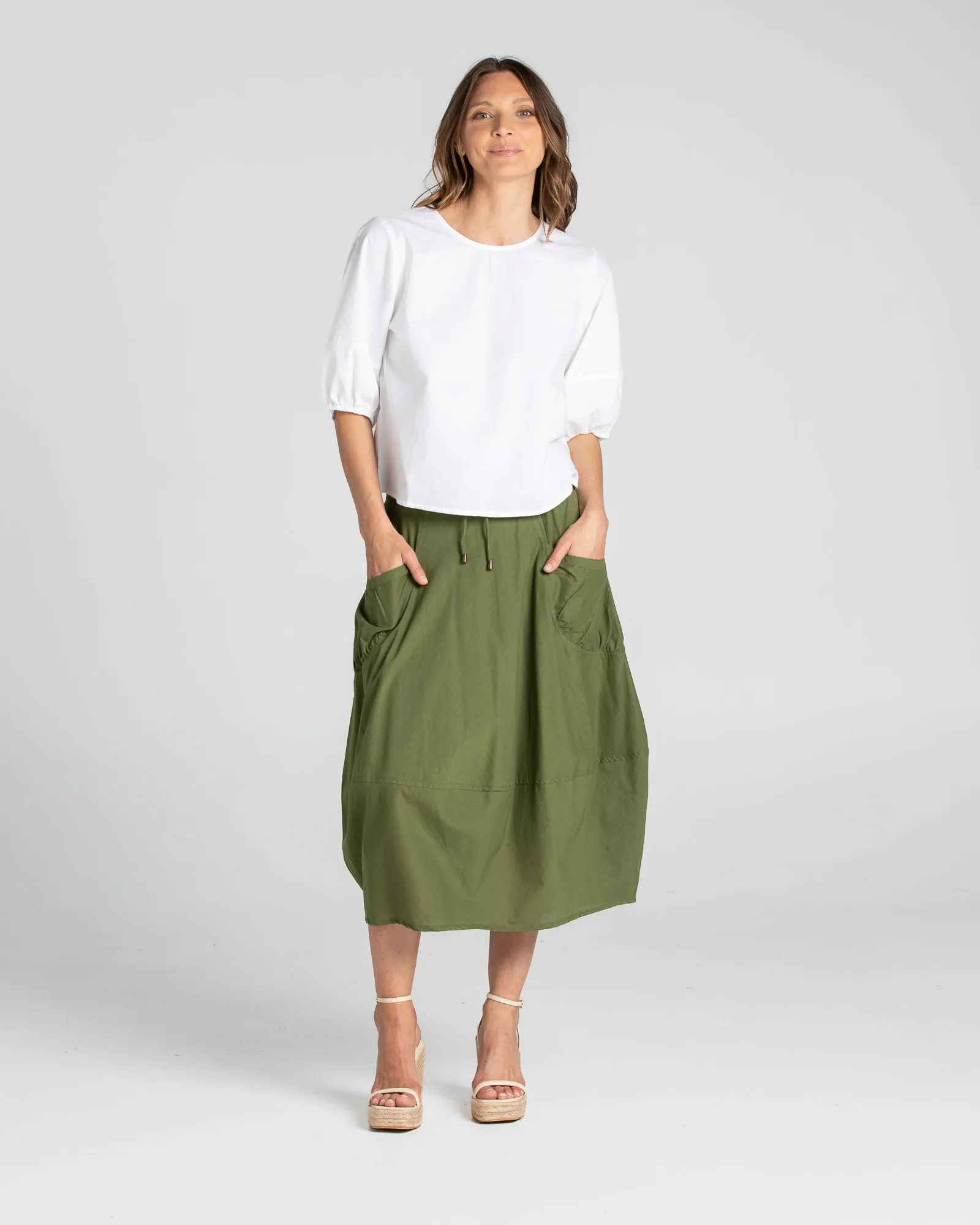 Guru Skirt- Khaki