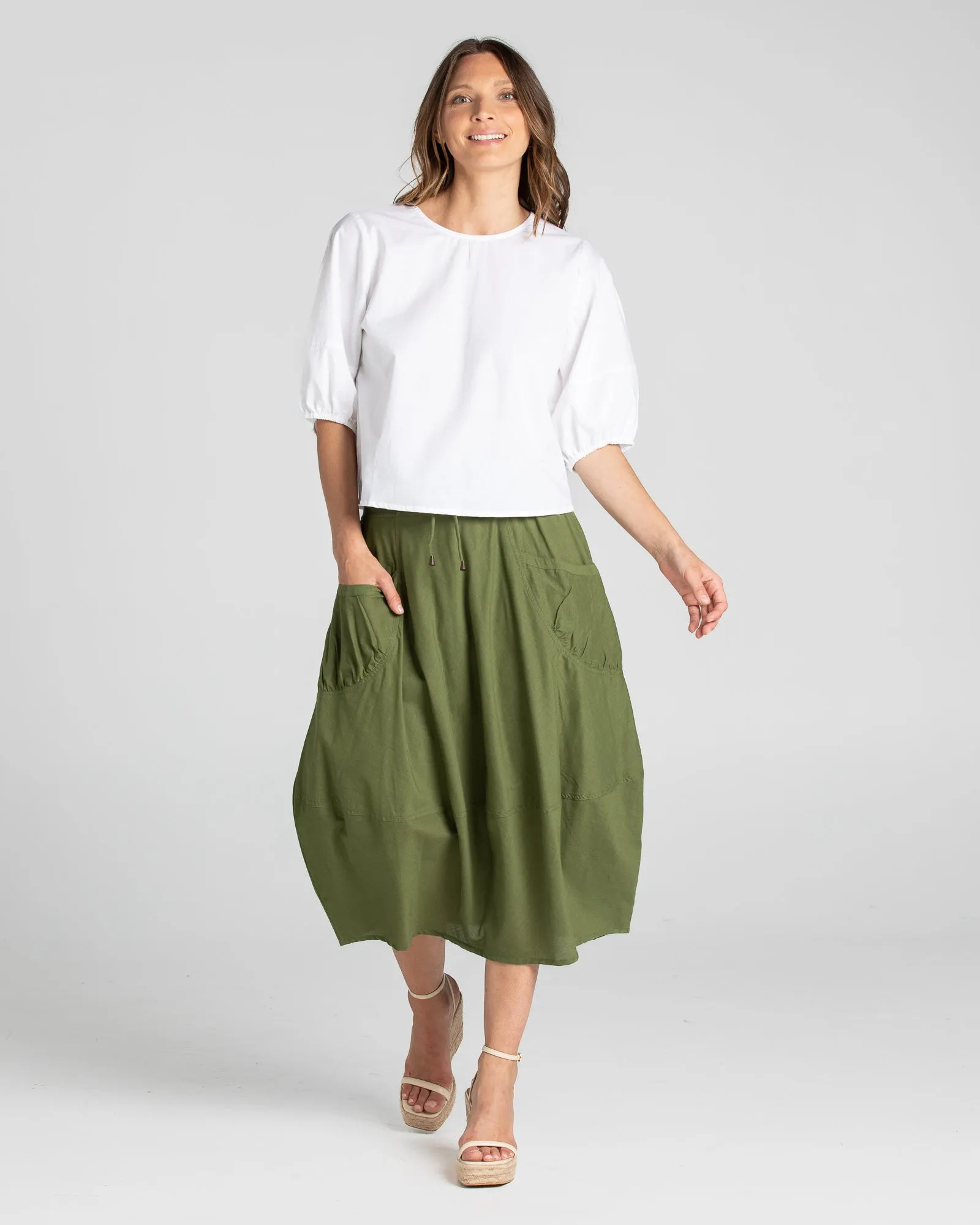 Guru Skirt- Khaki