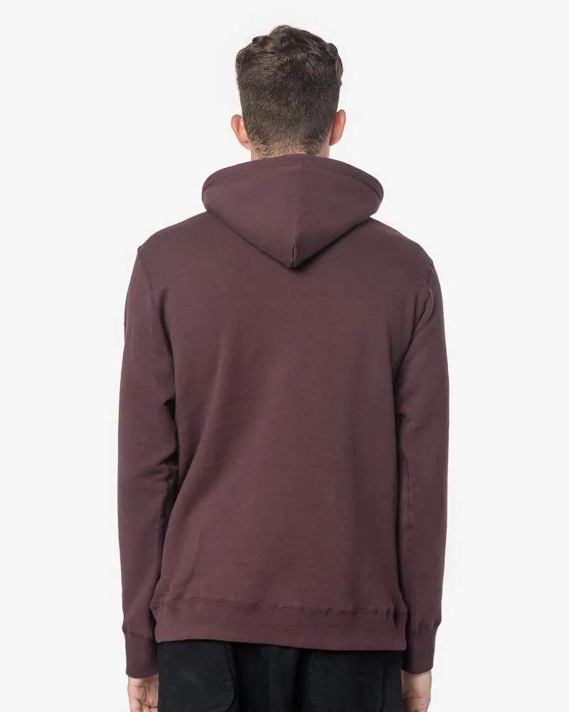 Hoodie in Burgundy