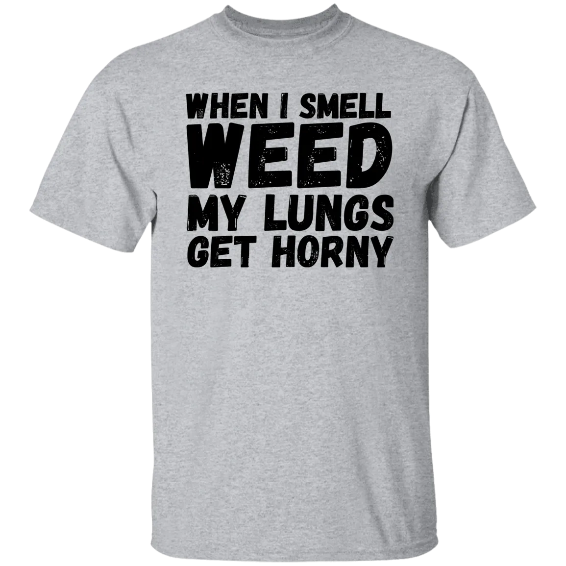 Horny Lungs /White T-Shirt