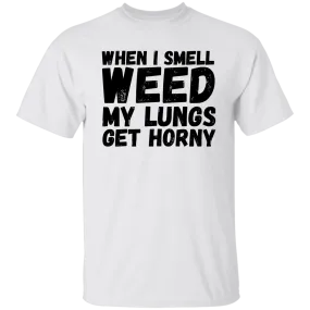 Horny Lungs /White T-Shirt