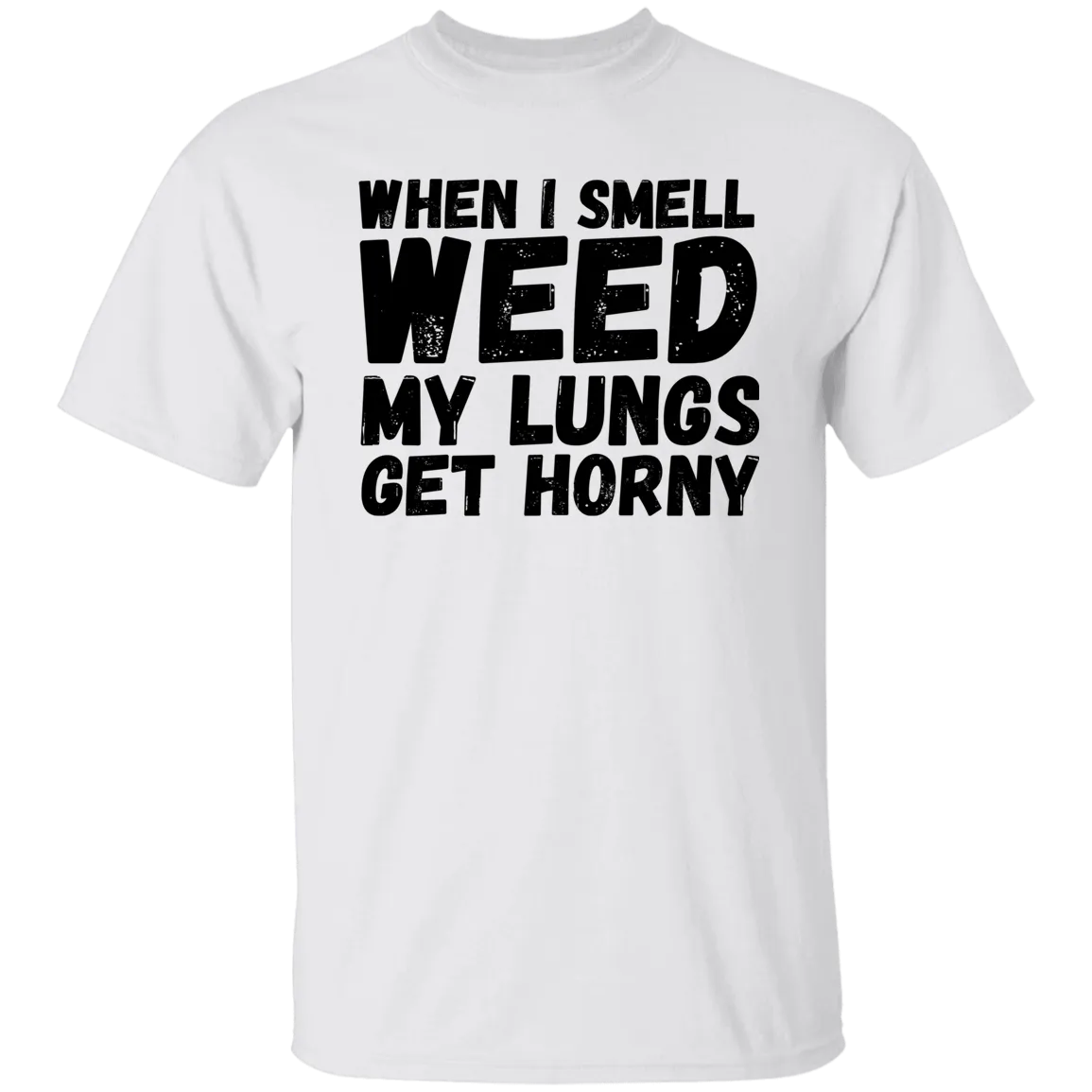 Horny Lungs /White T-Shirt