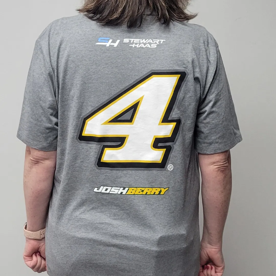 Josh Berry 2024 Harrison's Stewart-Haas Racing No.4 Short Sleeve Shirt